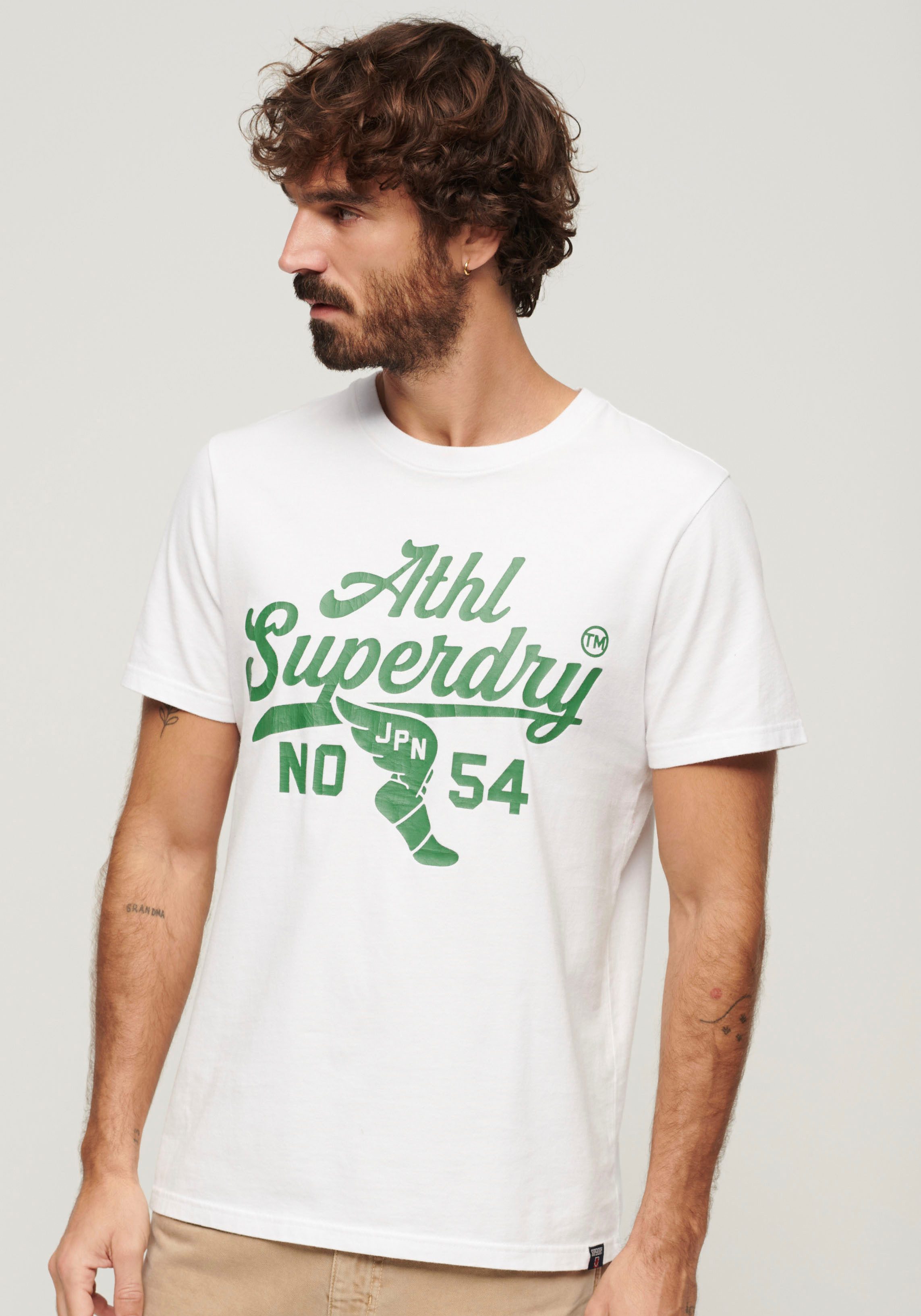 Superdry Shirt met korte mouwen SD-TRACK & FIELD ATH GRAPHIC TEE