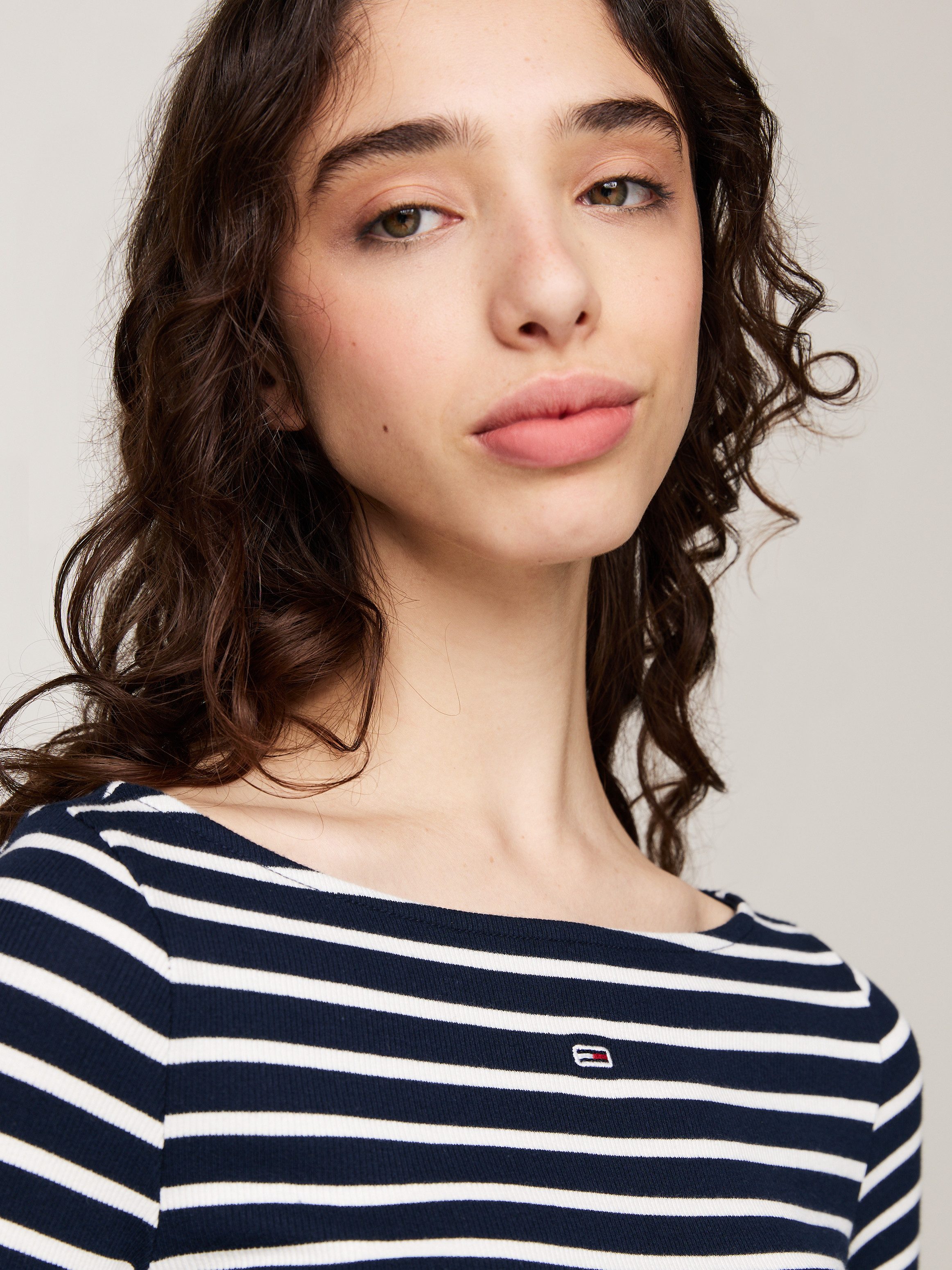 TOMMY JEANS Shirt met lange mouwen TJW BRETON STRIPE LS