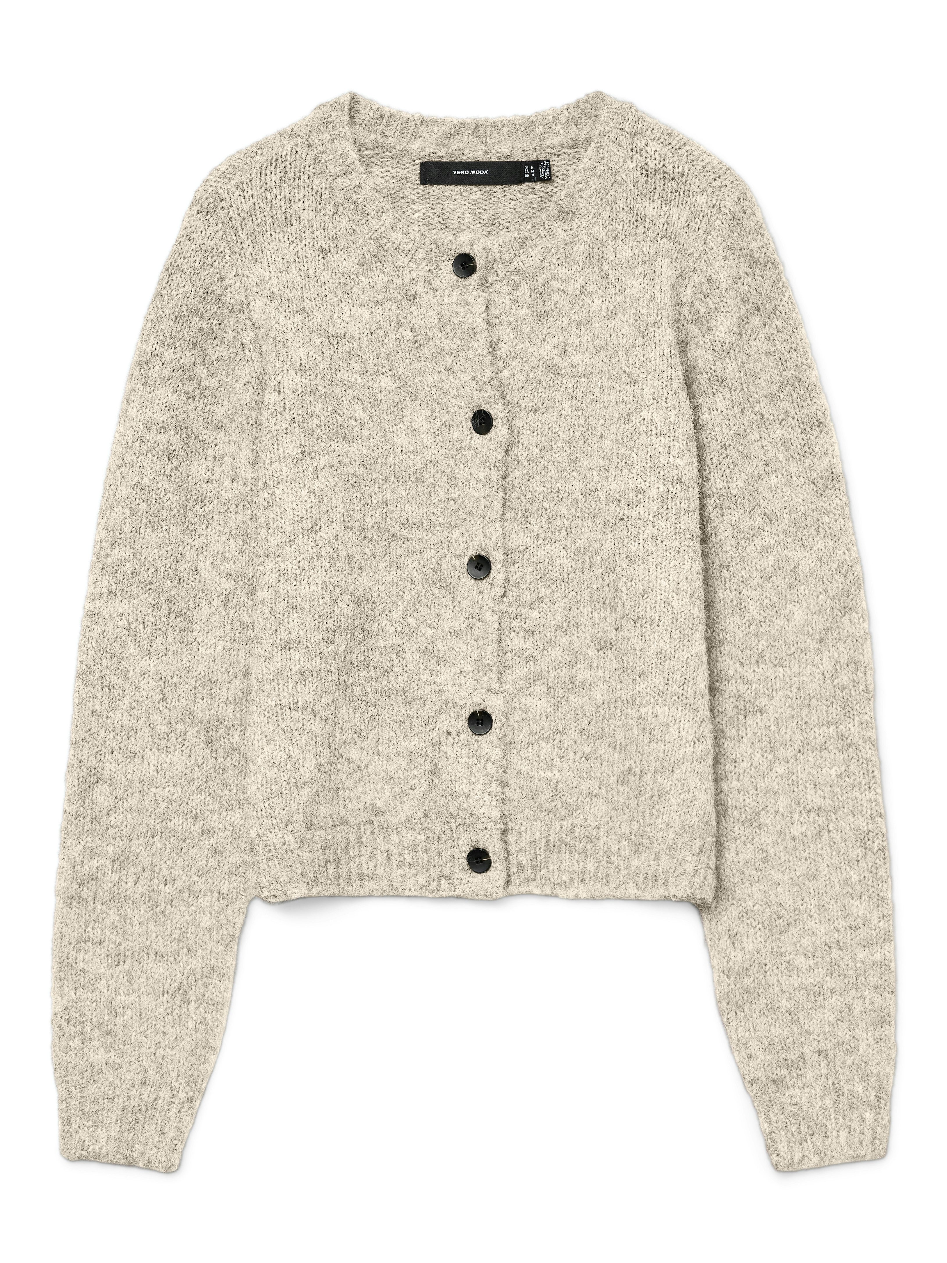 Vero Moda Vest VMNOVAH LS O-NECK BUTTON CARDI GA NOOS