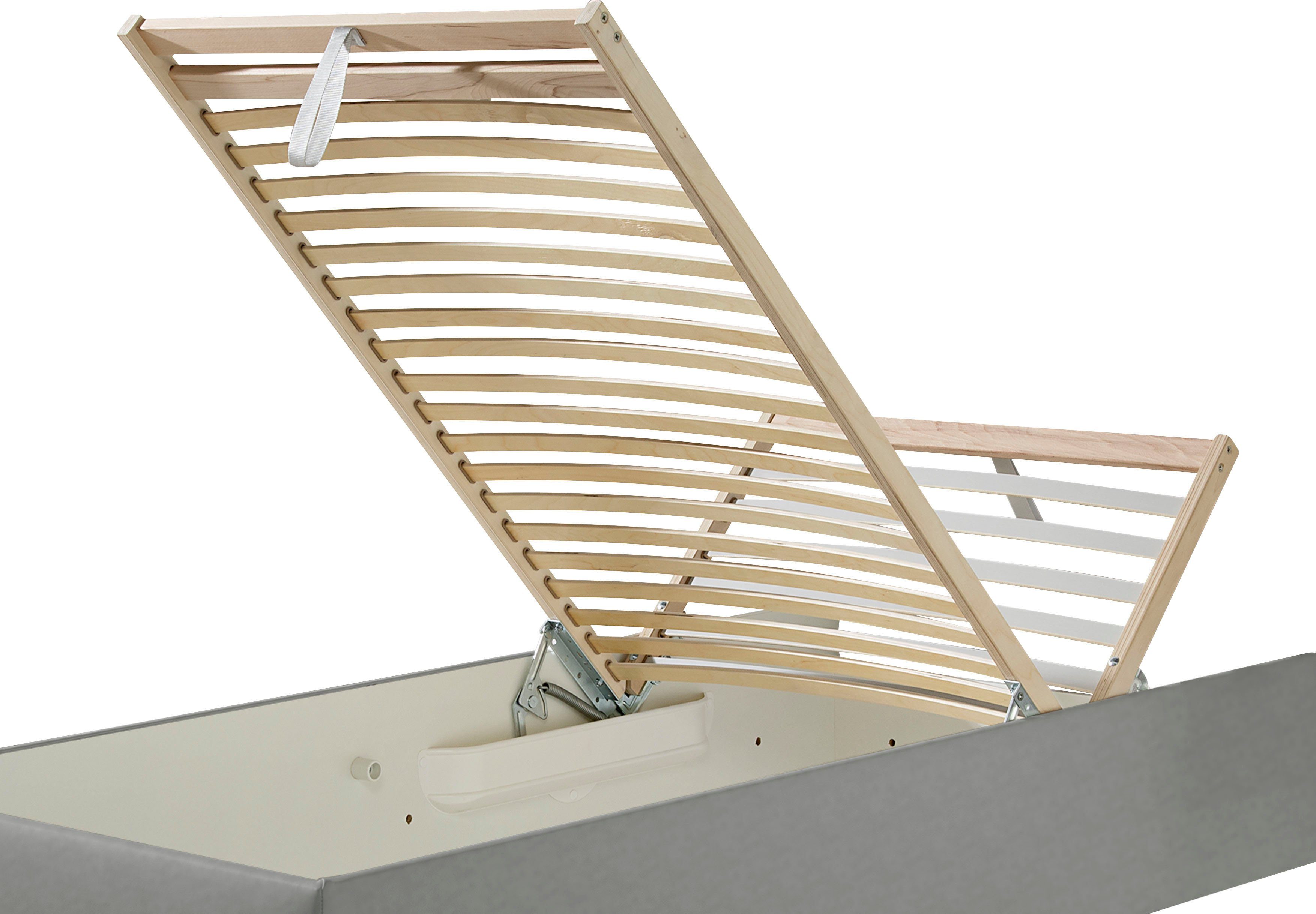 Maintal Gestoffeerd bed Madane naar keuze met matras in de hardheden h2, h3 of h4