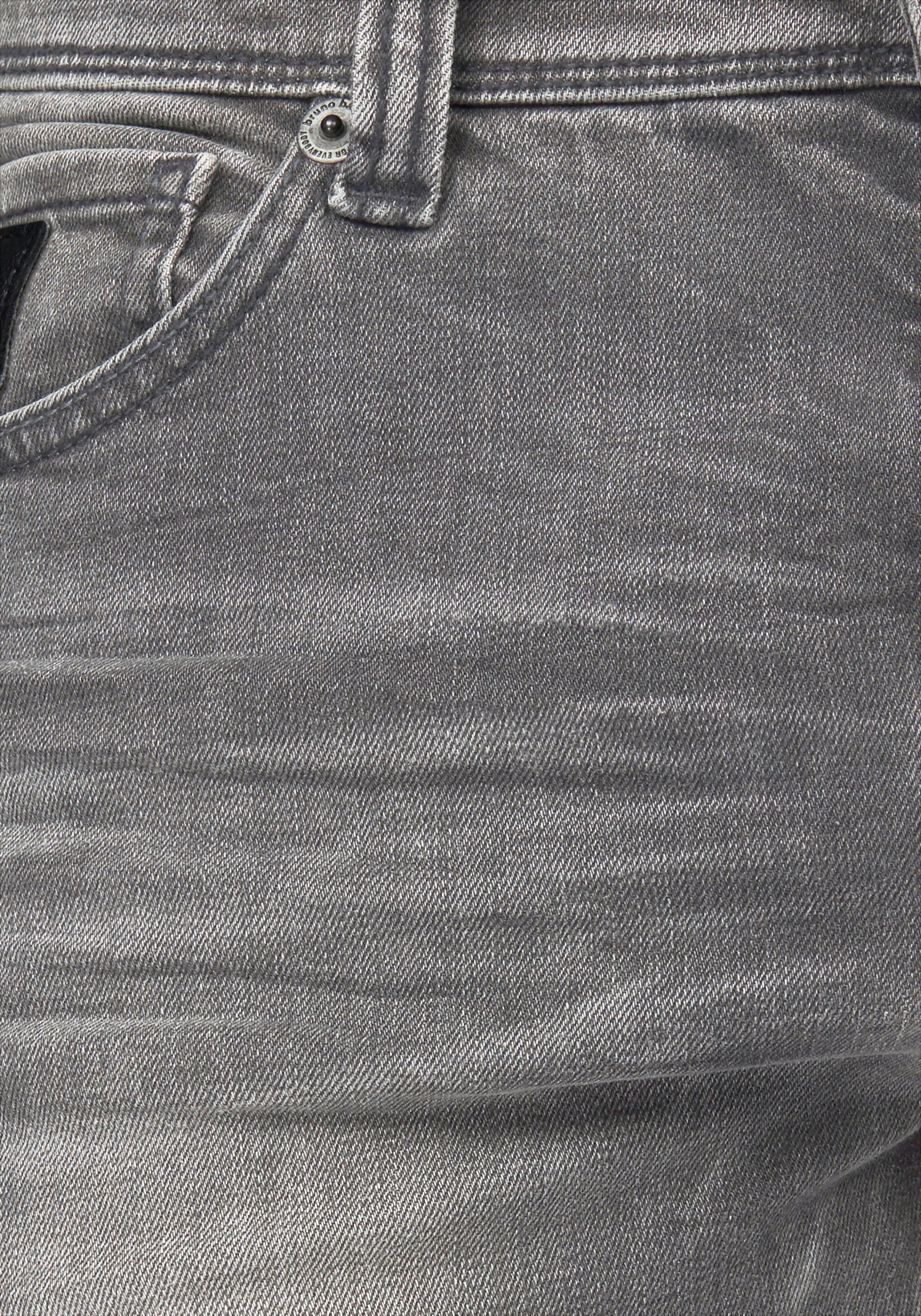 Bruno Banani Slim fit jeans Jimmy (stretch) smalle pijp, lage taillehoogte, met knoopsluiting