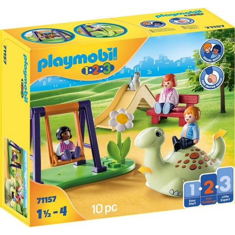 Playmobil Constructie-speelset Spielplatz (71157),  1-2-3 (10 stuks)