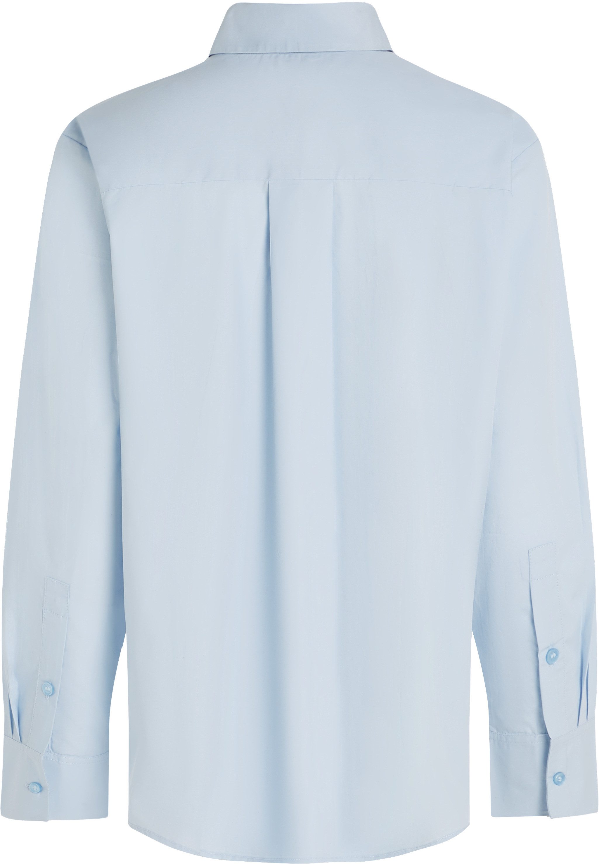 Tommy Hilfiger Overhemdblouse SOLID COTTON EASY FIT SHIRT