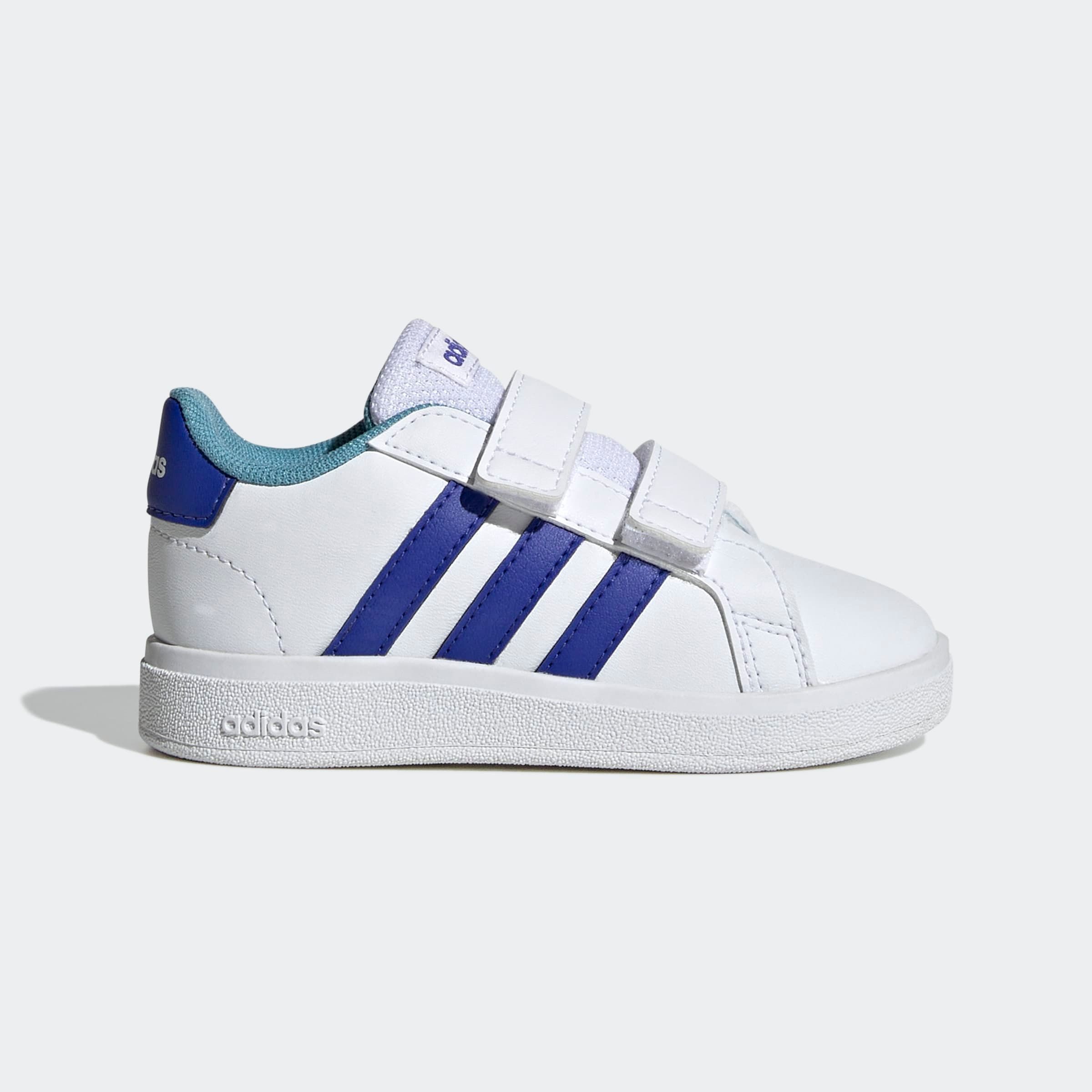 adidas Sportswear Sneakers GRAND COURT LIFESTYLE HOOK AND LOOP voor kinderen, ontwerp geïnspireerd door de adidas superstar