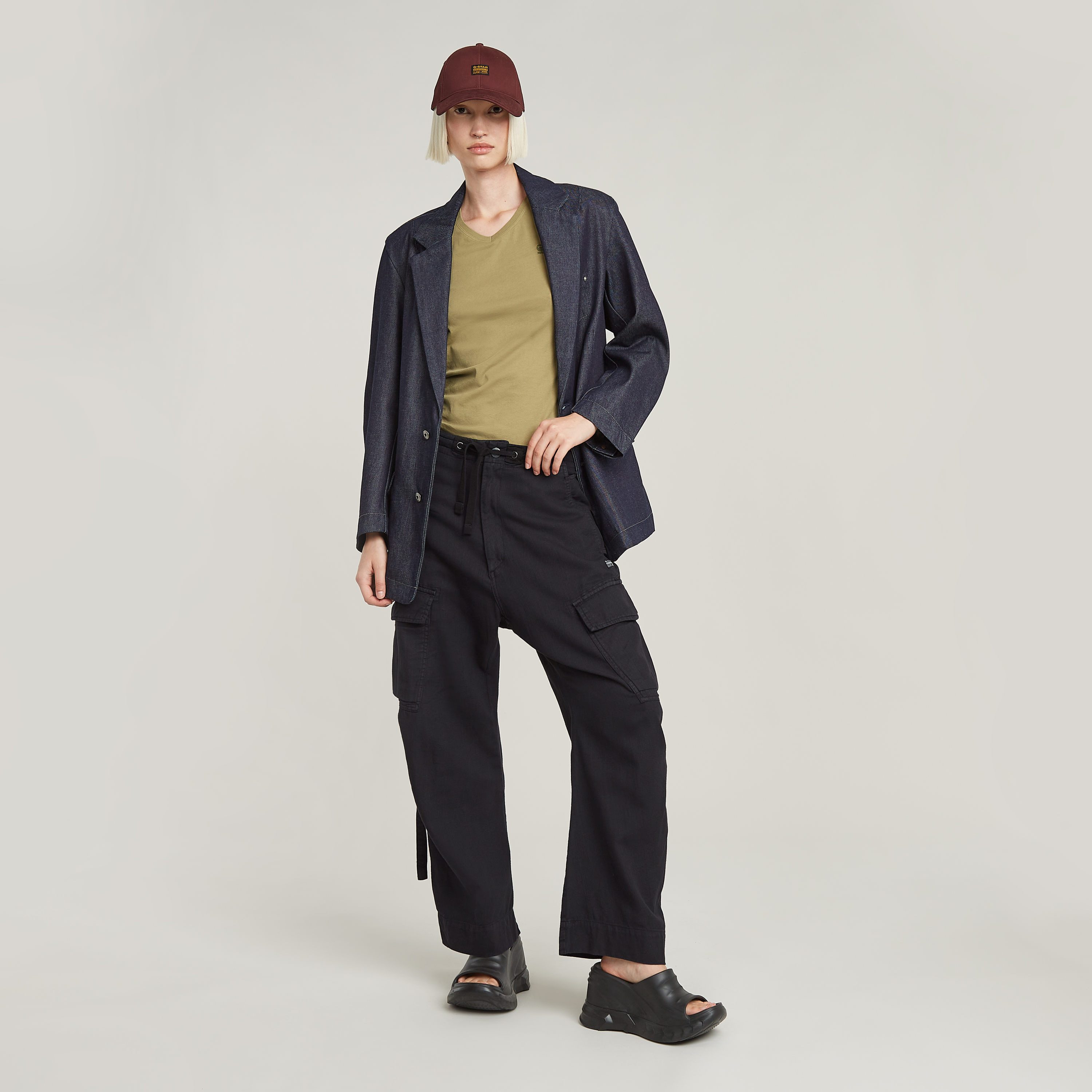 G-Star RAW Shirt met V-hals Eyben