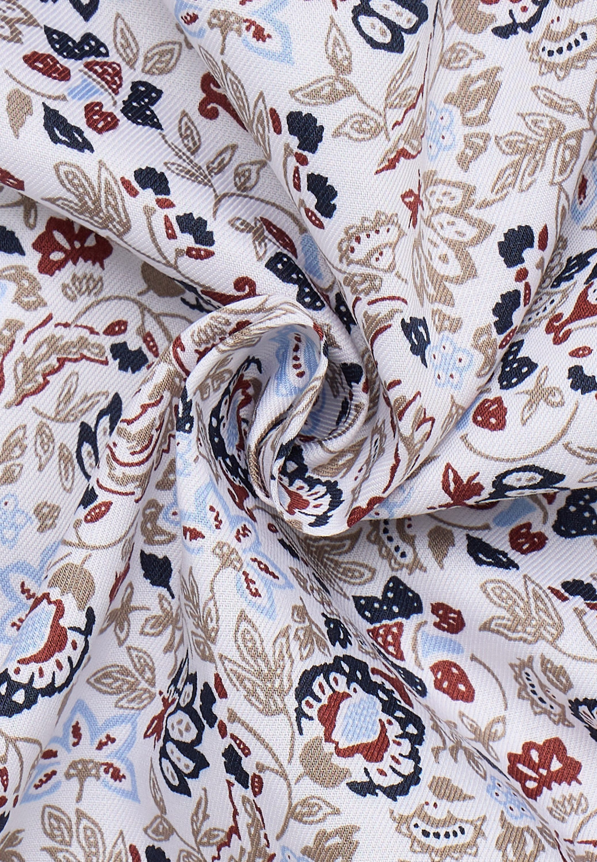 Eterna Overhemd met lange mouwen Comfort fit NON IRON (strijkvrij)