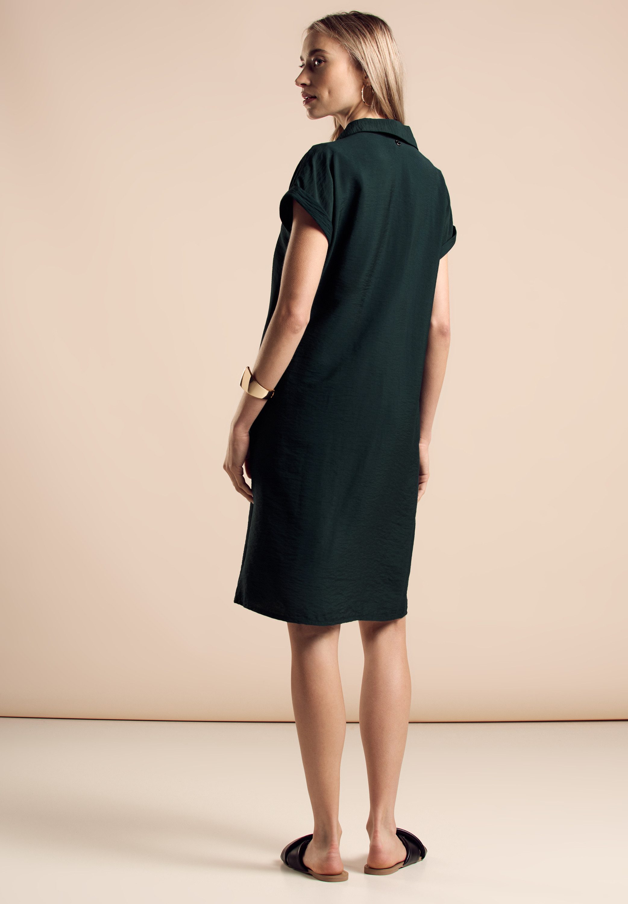 STREET ONE Blousejurk met uitsnijding en kraag