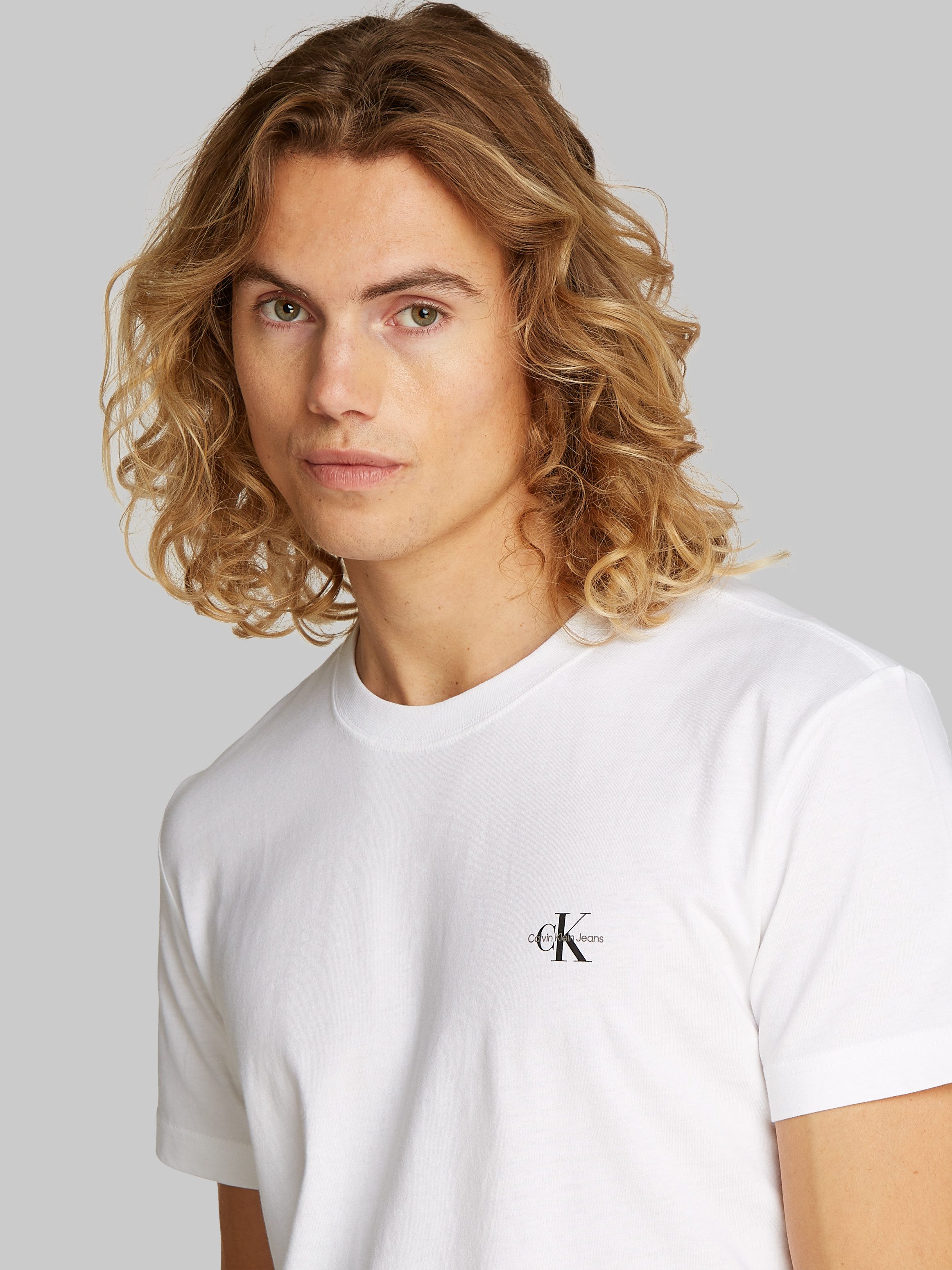 Calvin Klein T-shirt 2 PACK MONOLOGO T-SHIRT (Set van 2)