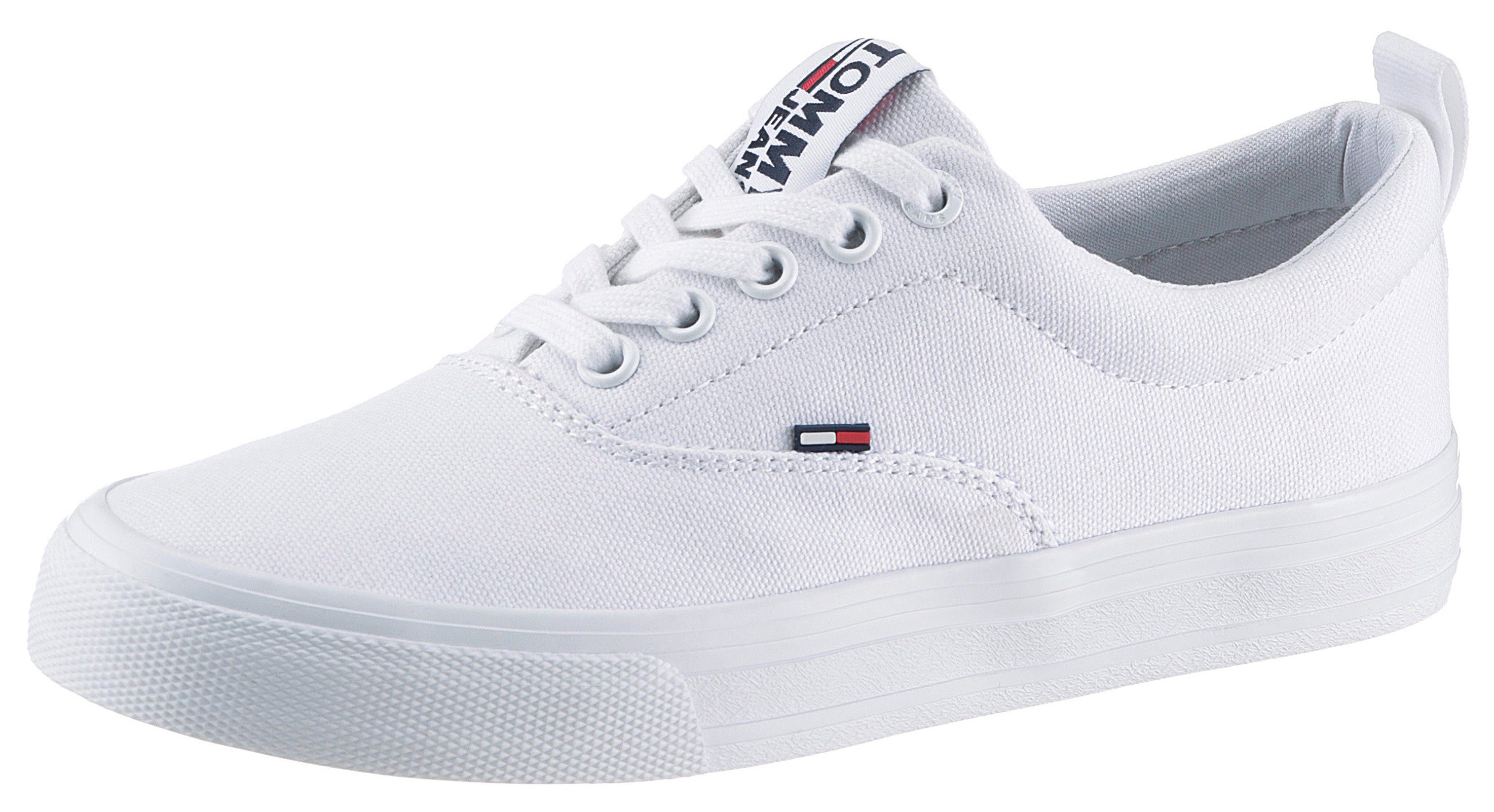 TOMMY JEANS Sneakers WMN CLASSIC  SNEAKER met gepolsterde schaprand, vrijetijdsschoen, halve schoen, veterschoen