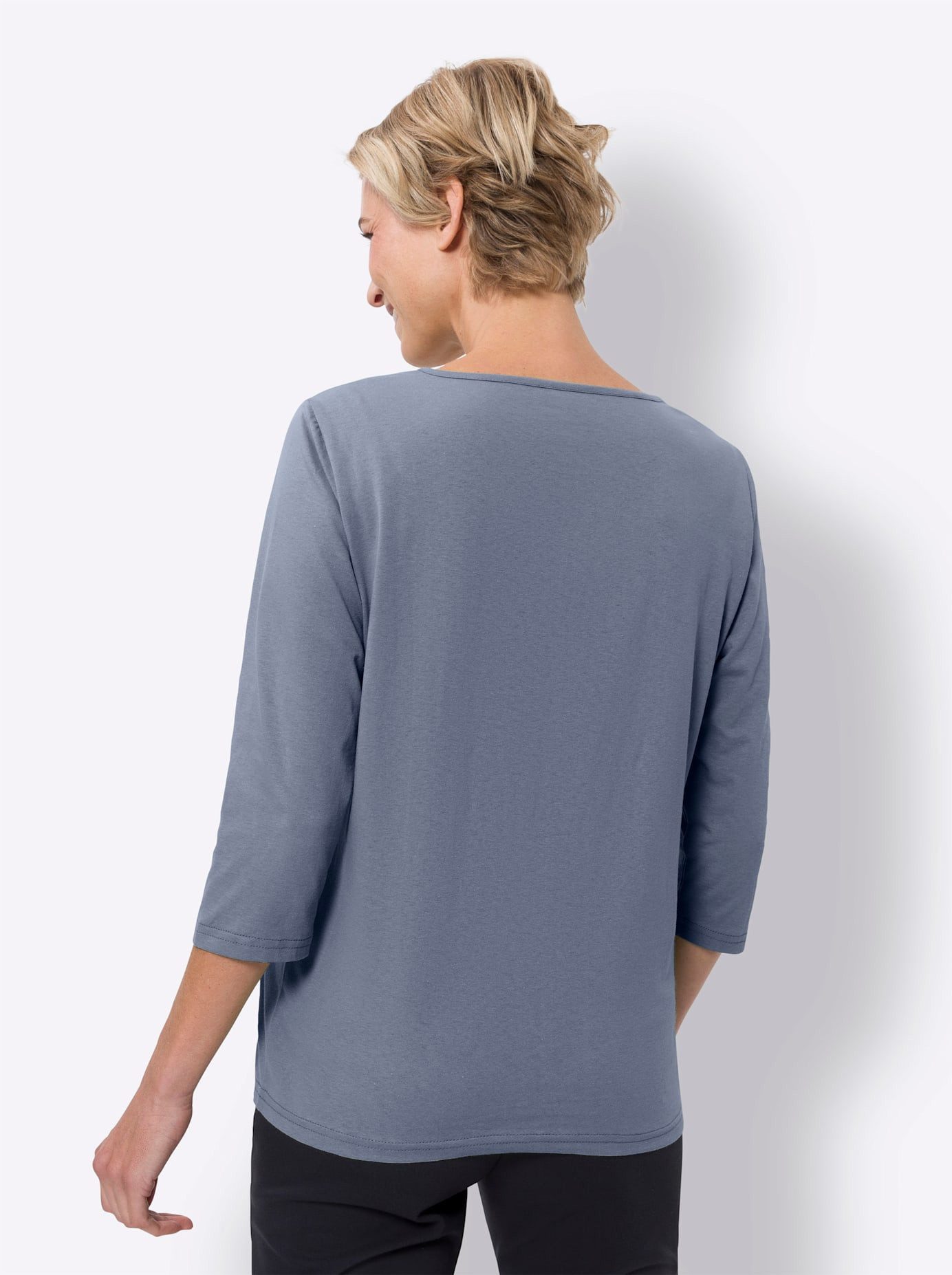 Classic Basics T-shirt met 3 4-mouwen (1-delig)