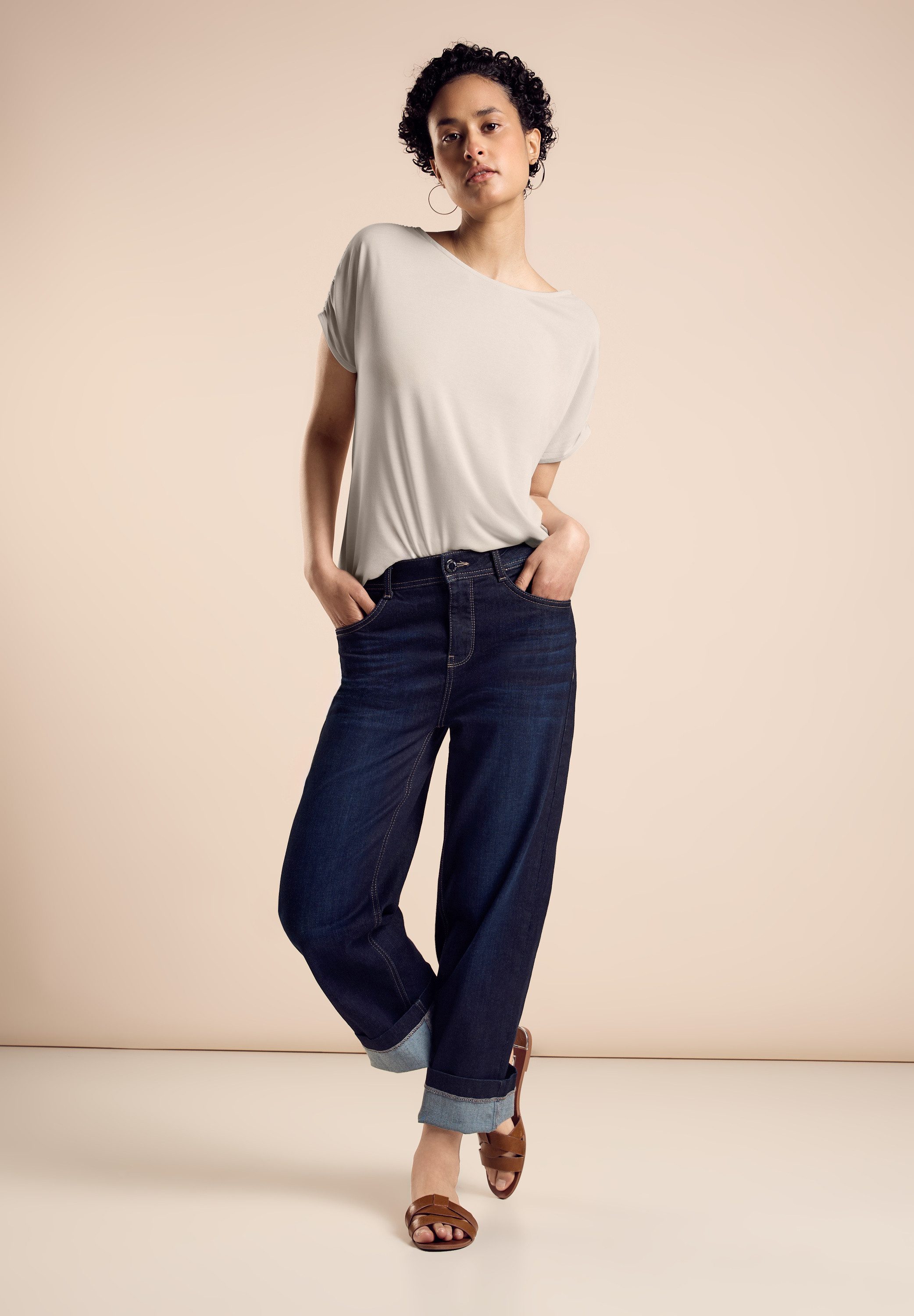 STREET ONE Shirttop met ruches