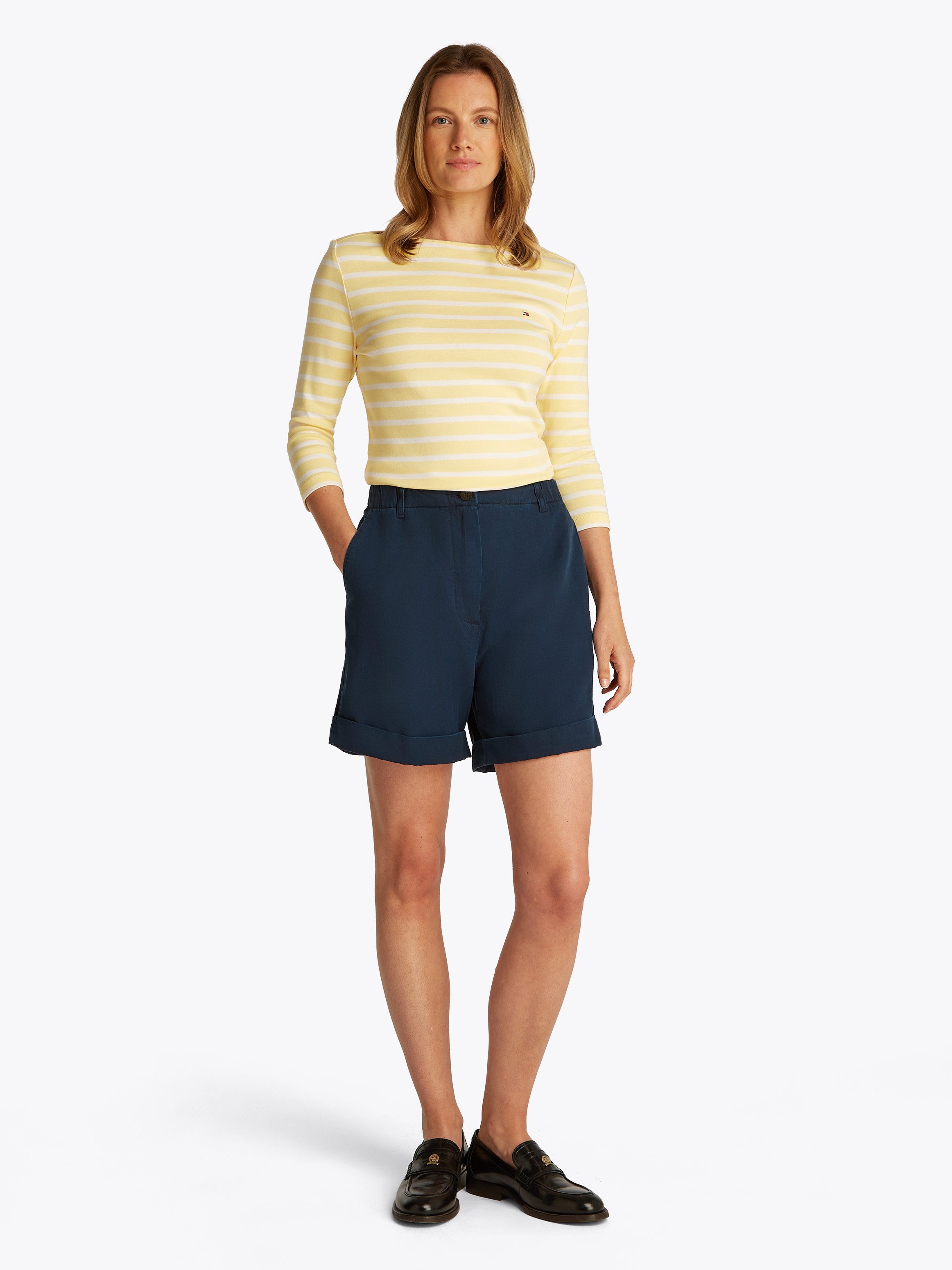 Tommy Hilfiger Shirt met 3/4 mouwen NEW CODY SLIM BOAT-NK 3/4SLV