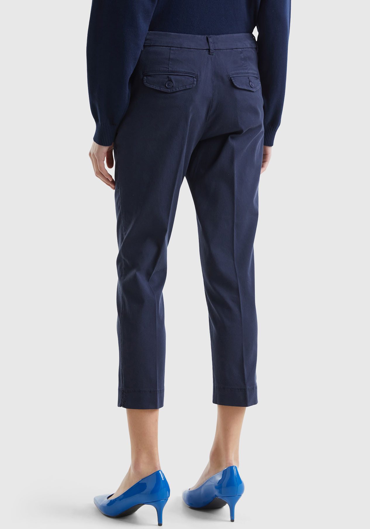 United Colors of Benetton Five-pocketsbroek met persplooien