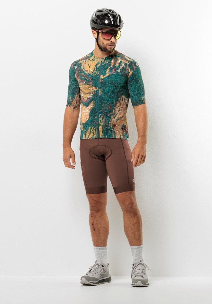 Jack Wolfskin Fietsbroek MOROBBIA BIB SHORTS M