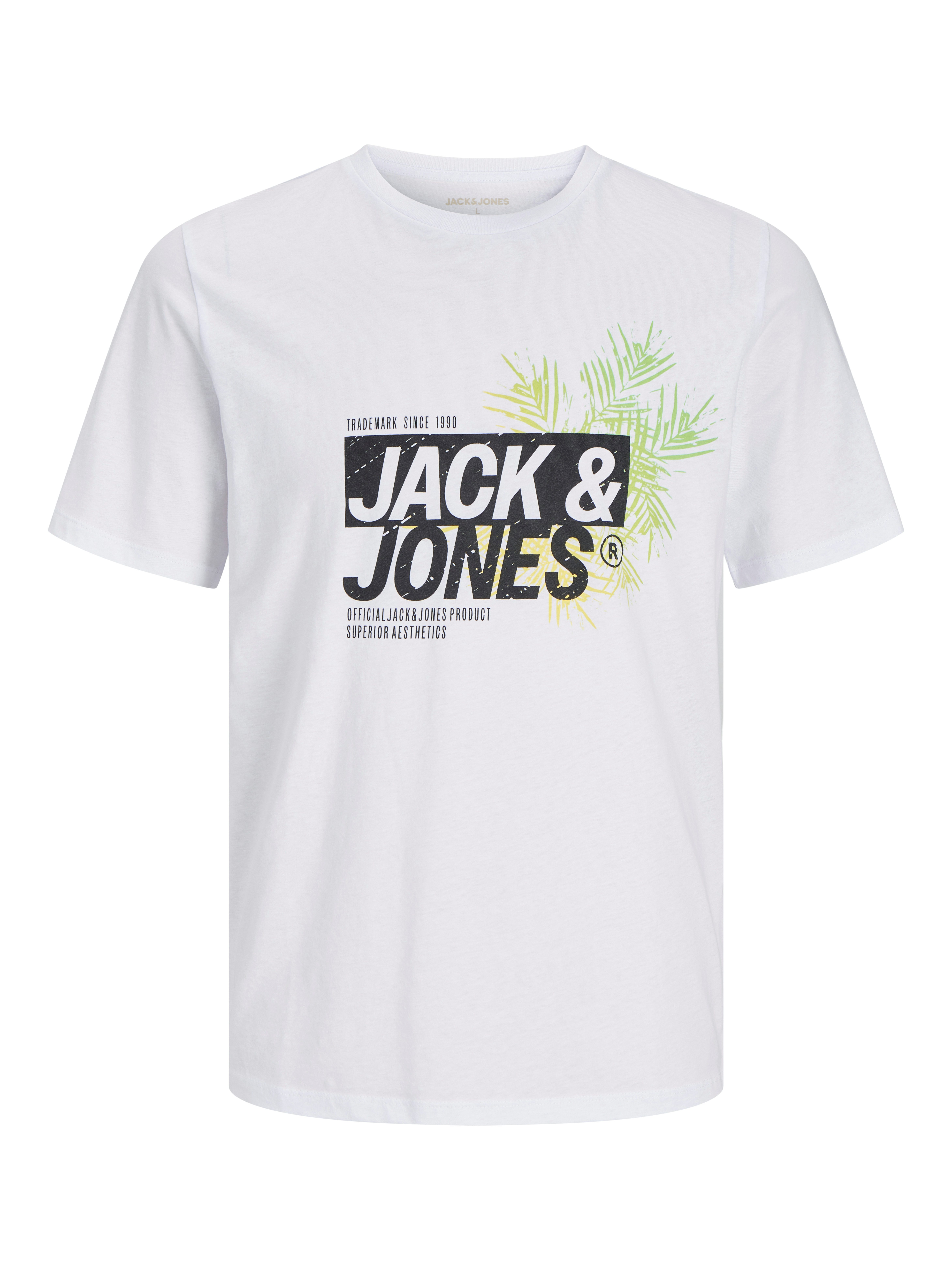 Jack & Jones PlusSize Shirt met ronde hals JJJAXON TEE SS CREW NECK PLS