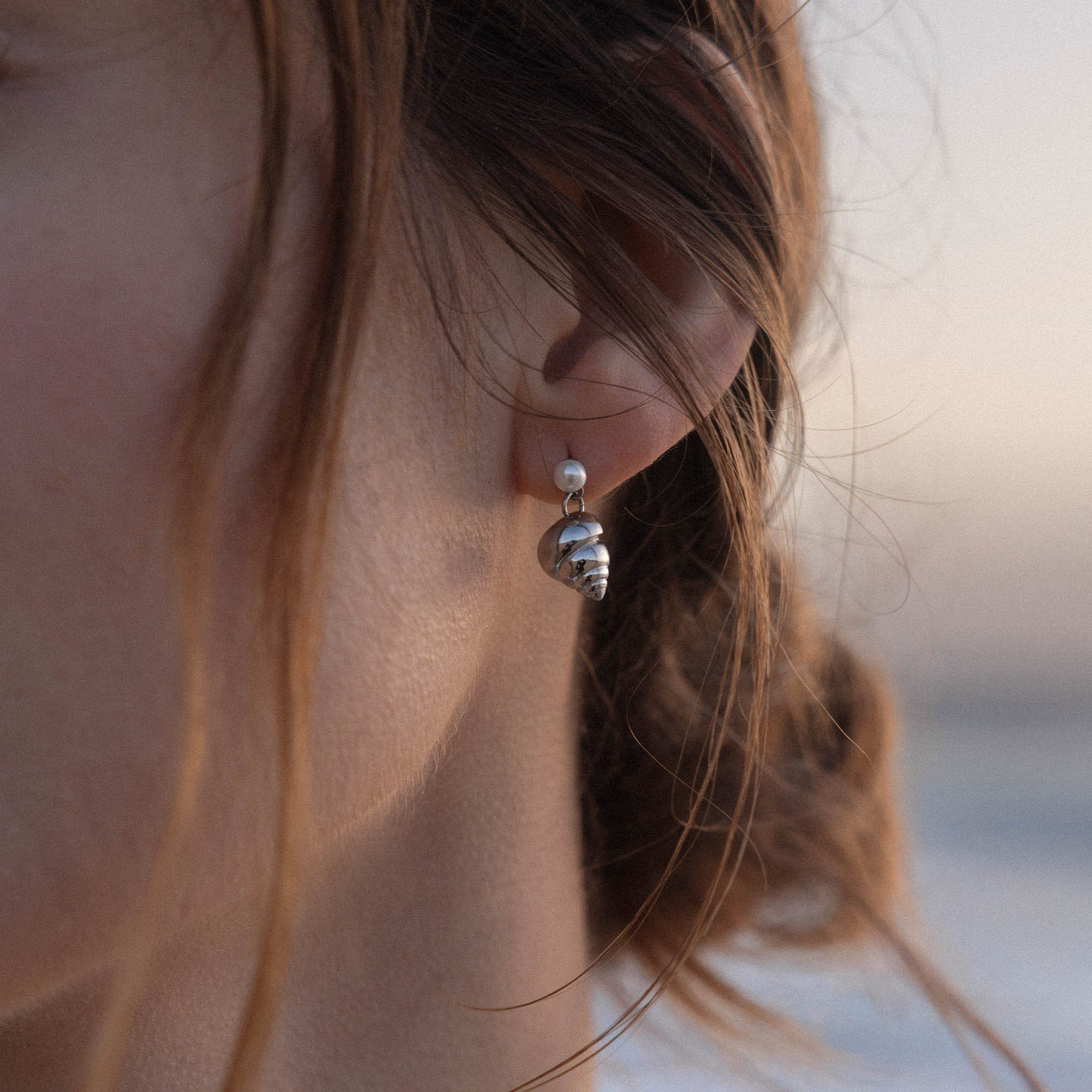 Purelei Oorring- en kettingenset Sieraden cadeau roestvrijstalen Mahina Club Seashore, 2404-MC-Seashore (set, 3-delig)