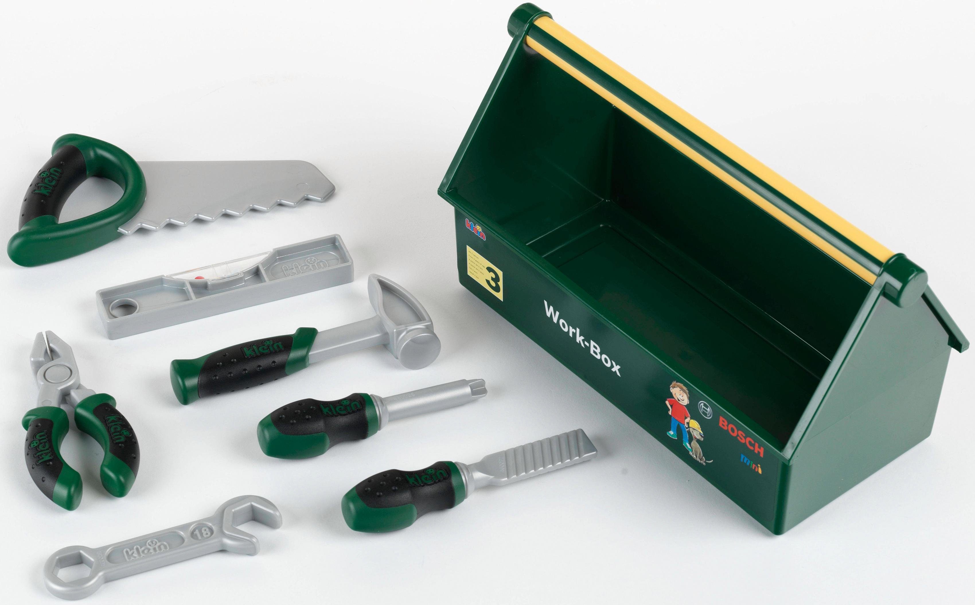 Kwalificatie Opmerkelijk erectie Klein Speelgoed-gereedschapskoffer Bosch Work-Box Made in Germany (set)  online kopen | OTTO