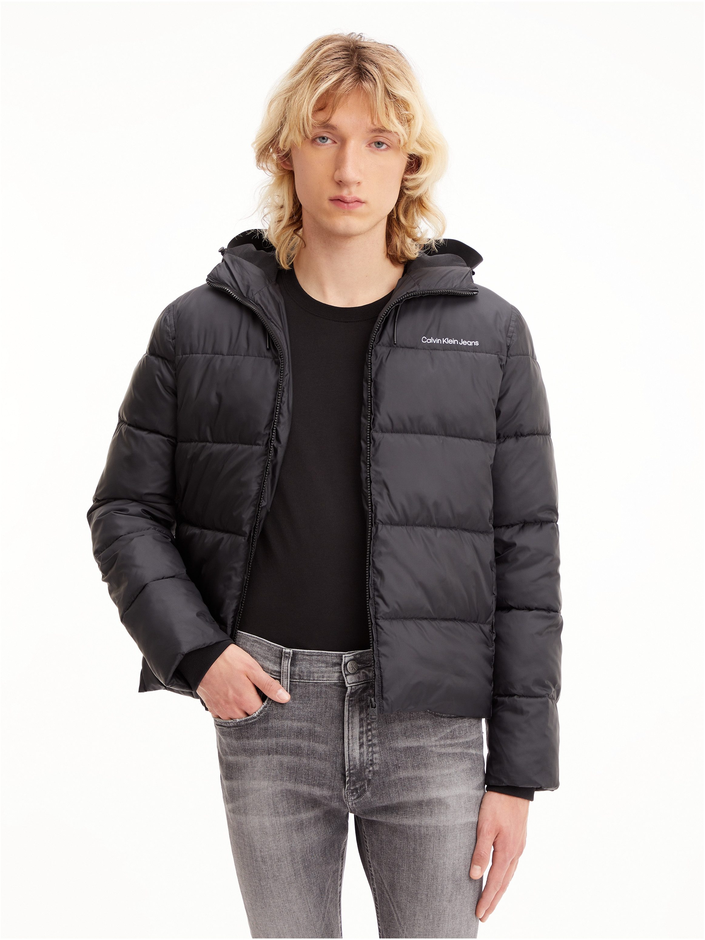 Calvin Klein Gewatteerde jas LOGO TAPE LW PADDED JACKET