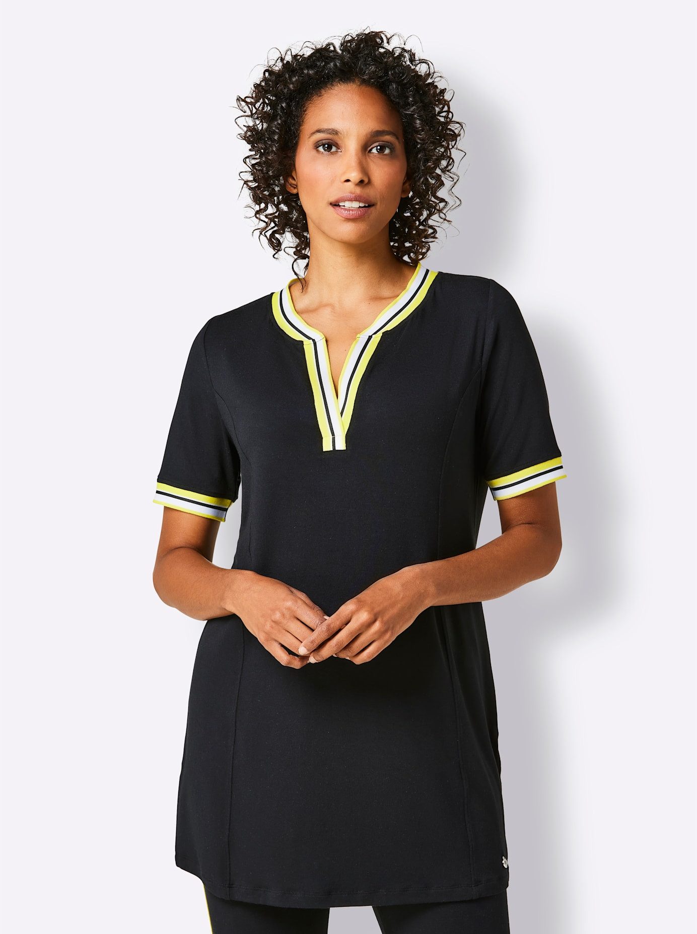 OTTO Shirt met korte mouwen Modal-longshirt (1-delig)
