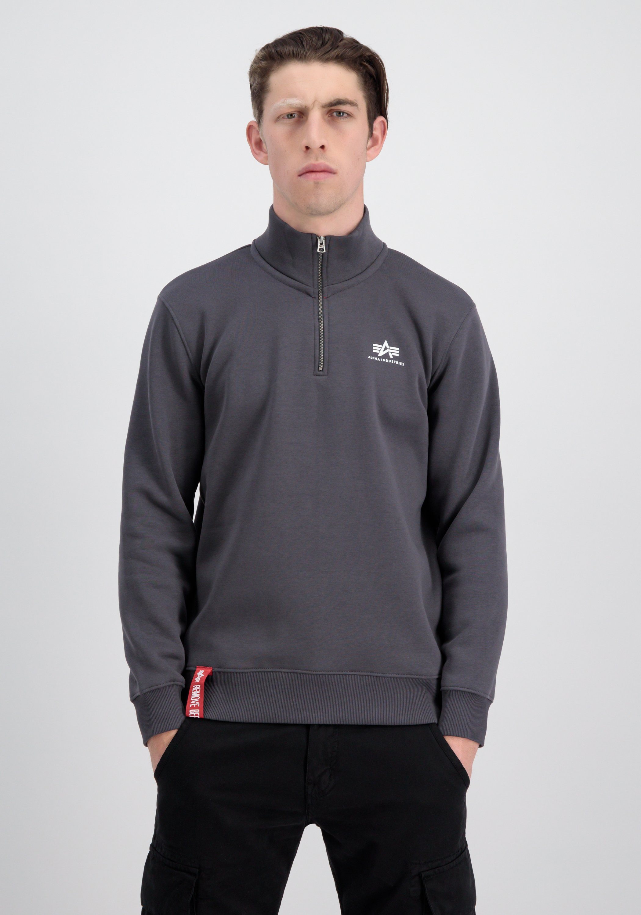 Alpha Industries Sweater Alpha Industries Men - Sweatshirts Half Zip Sweatshirt SL
