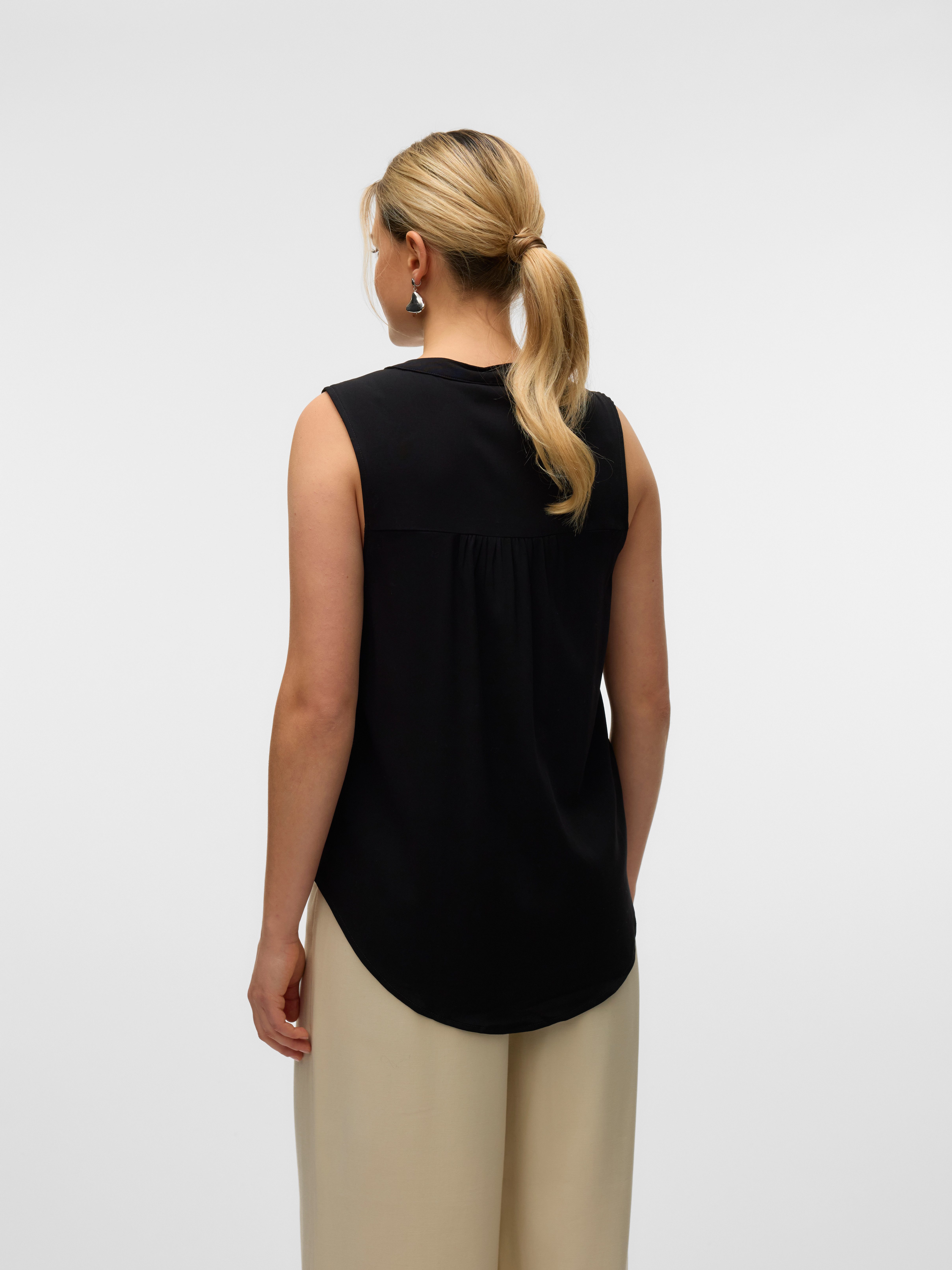 Vero Moda Top VMBELLA SL V-NECK TOP WVN GA NOOS