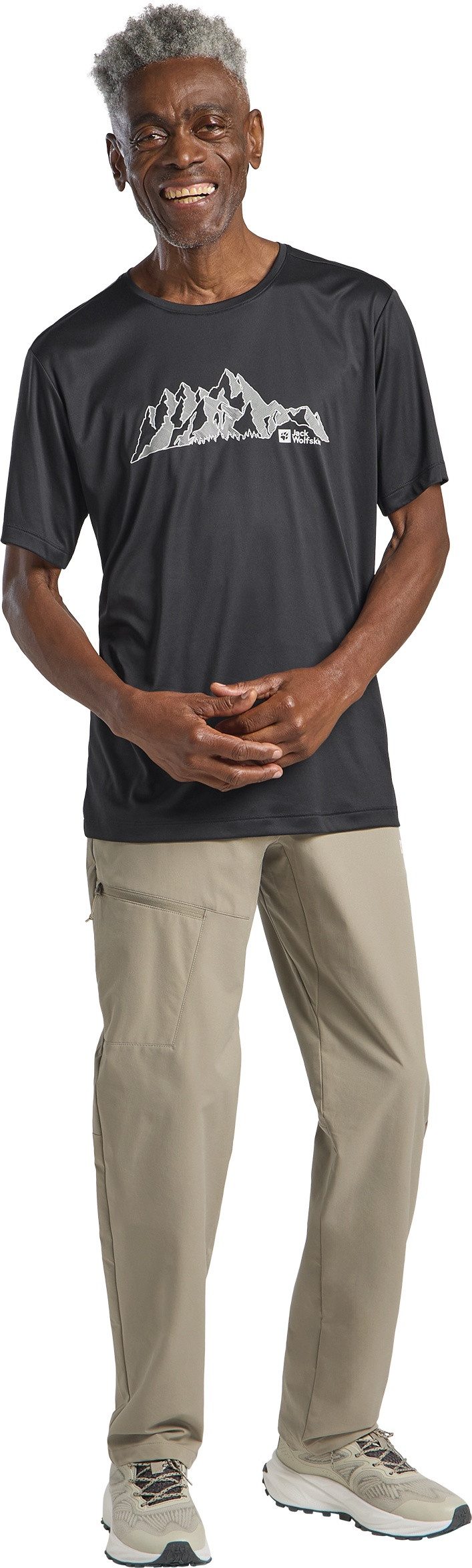 Jack Wolfskin T-shirt PEAK GRAPHIC T M