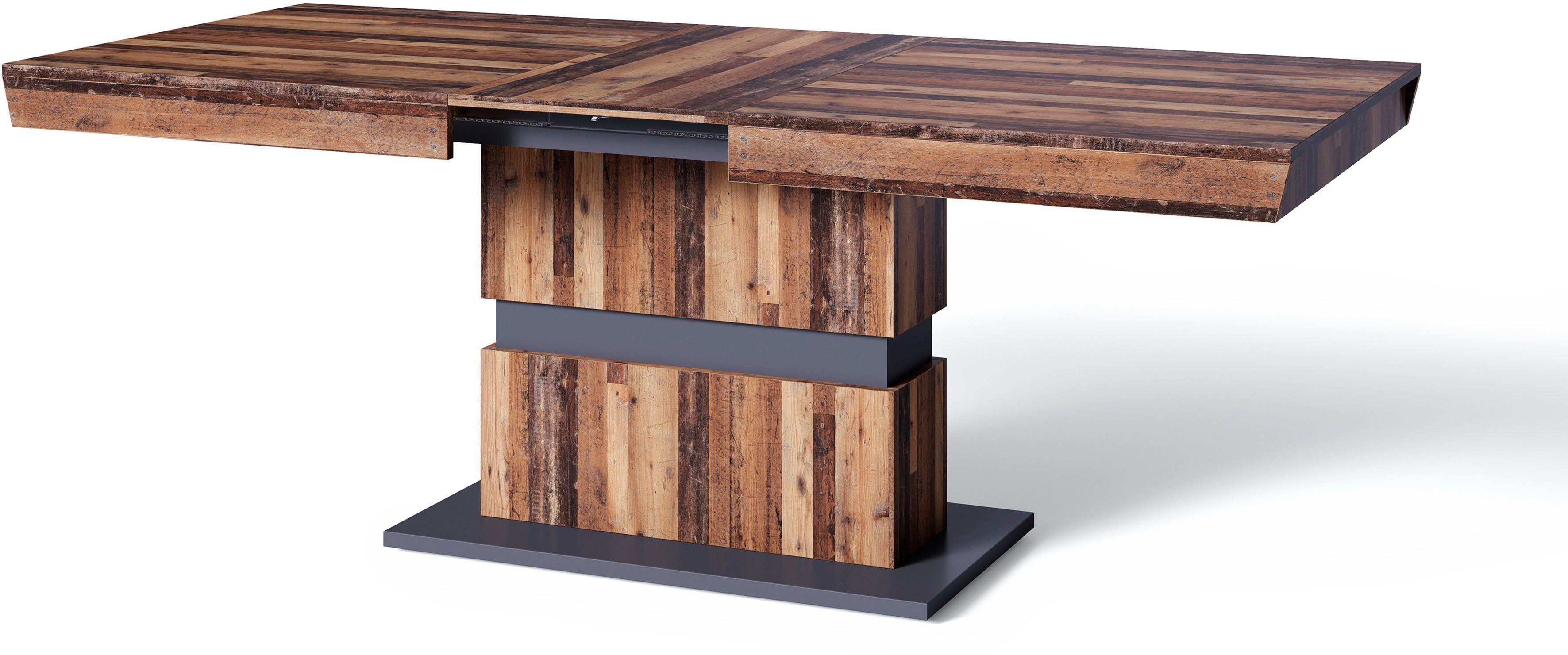 byLIVING Eettafel Matthew met uittrekfunctie, breedte 140-195 cm of 160-215 cm