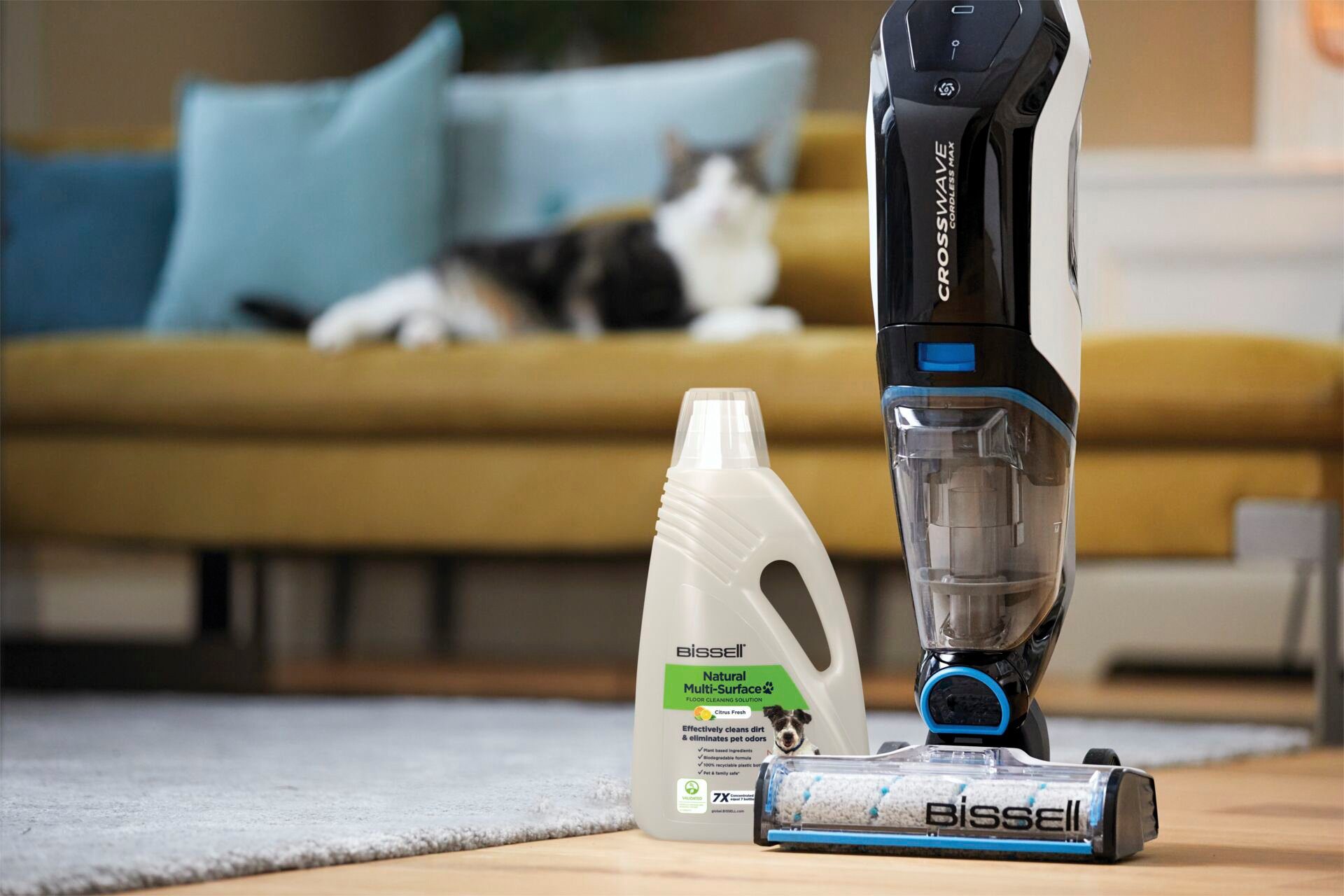 Bissell Schoonmaakvloeistof Natural Multi Surface 2L PET