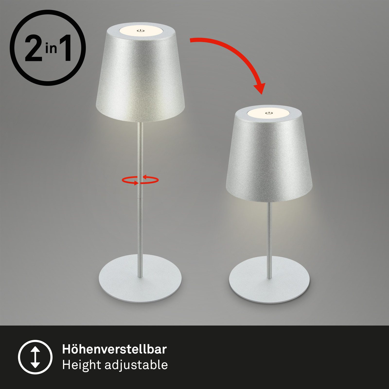 Briloner Leuchten Led-tafellamp voor buiten Coloris