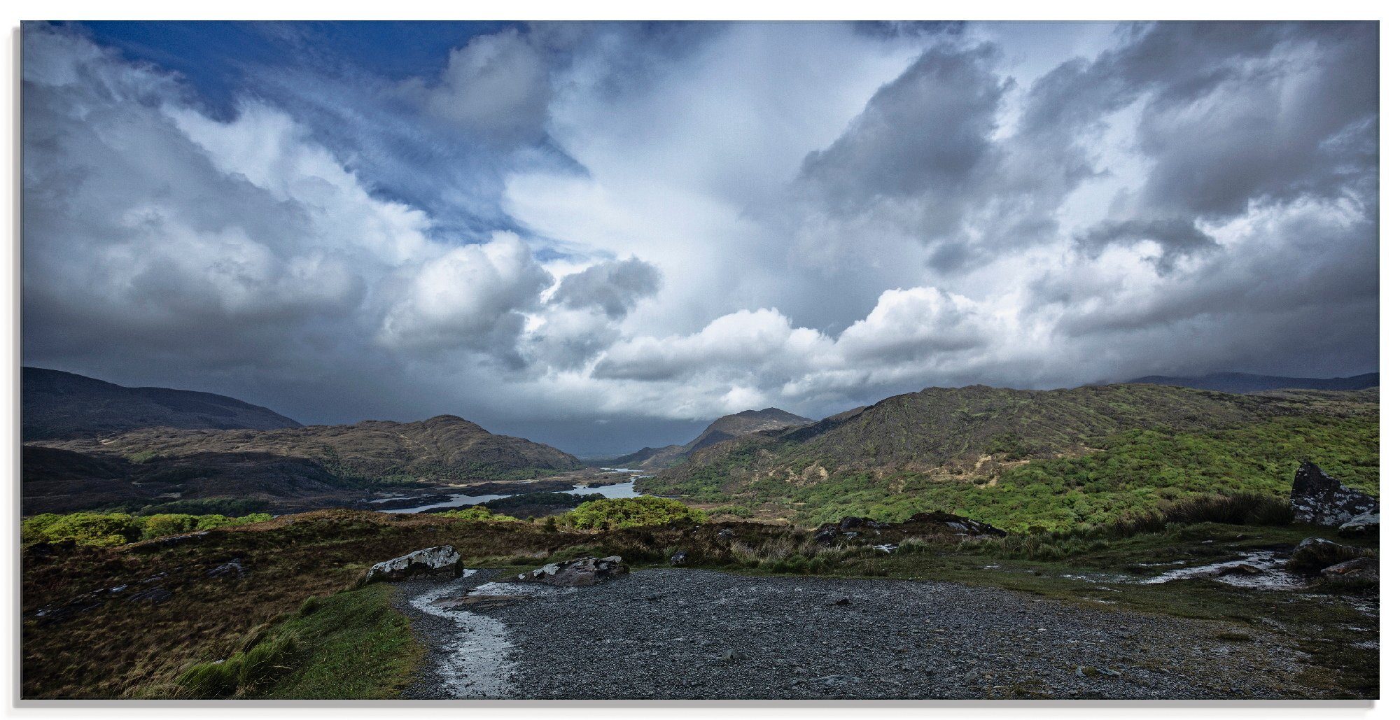 Artland Print op glas Ierland - Puur natuur (1 stuk)