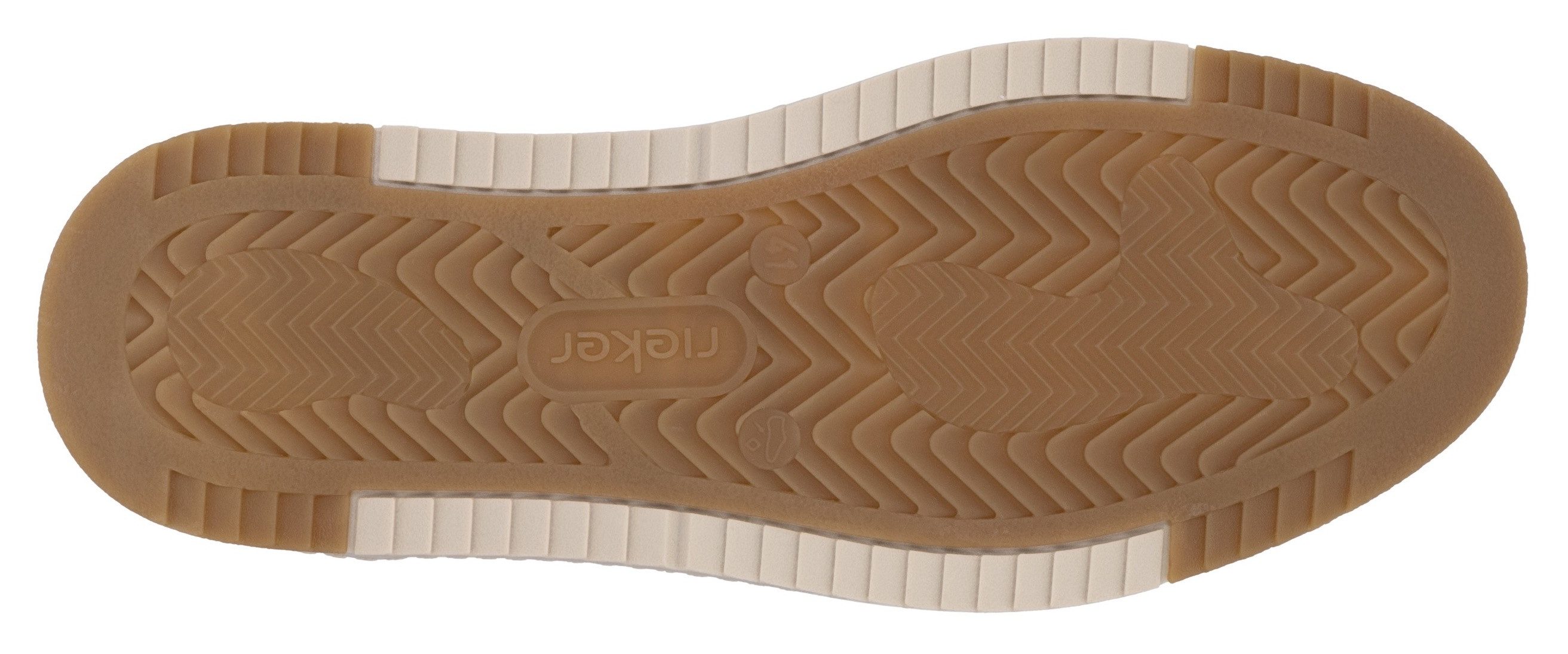 Rieker Sneakers , vrijetijdsschoen, halfschoen, veterschoen met gepolsterde schacht