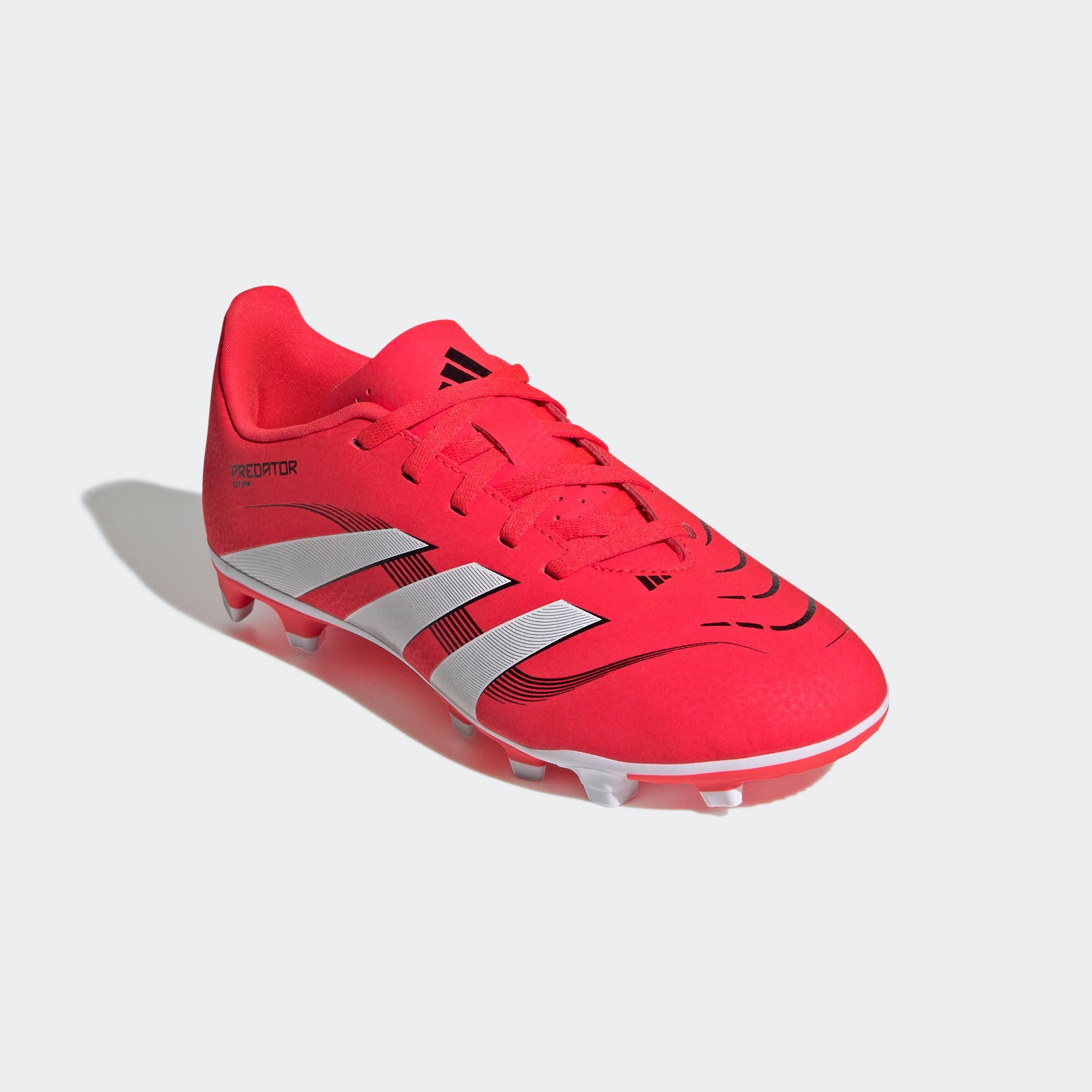 adidas Performance Voetbalschoenen PREDATOR CLUB KIDS FG/MG jongens zaalvoetbalschoenen maat 33 rood