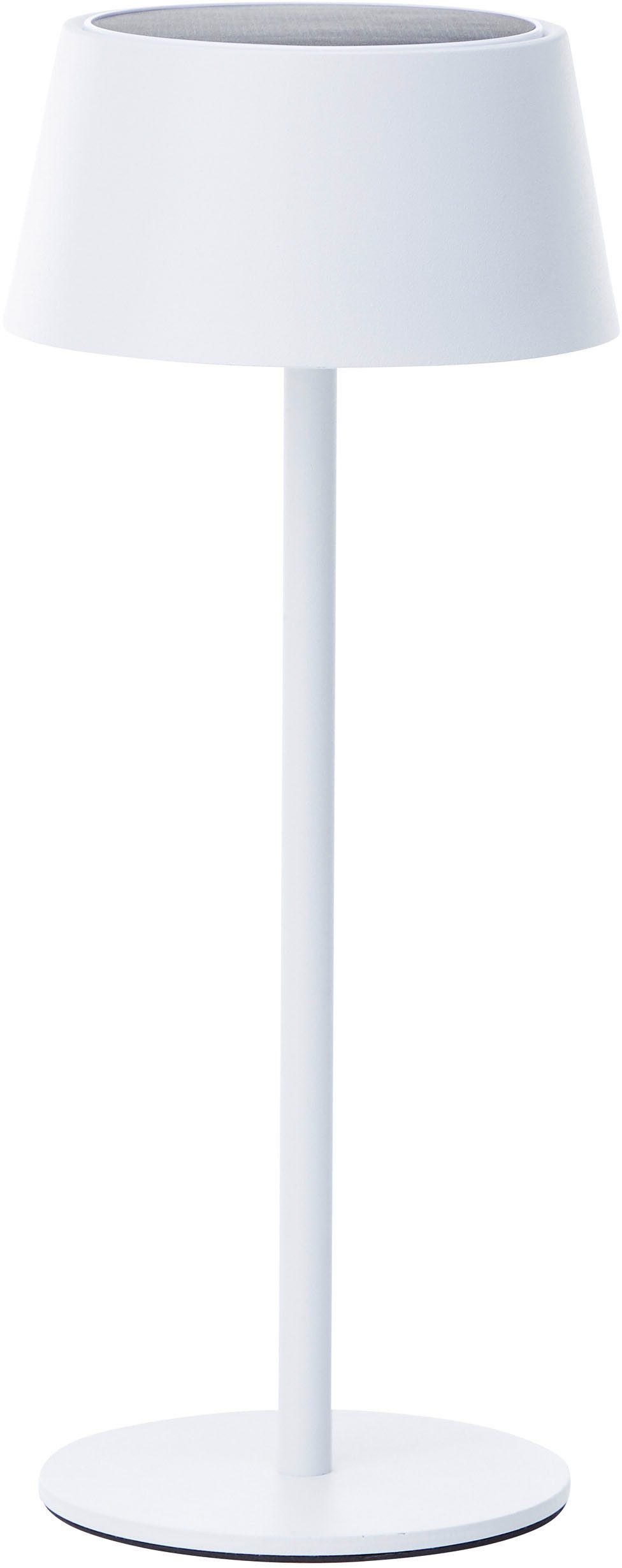 my home Led-tafellamp voor buiten Ocki tafellamp met zonne-energie en accu LED solar, 4 W, 300 lm, 3000 K, dimbaar, USB oplaadbaar, binnen & buiten (1 stuk)