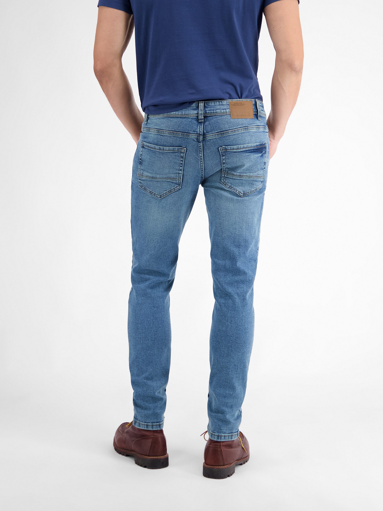 Lerros Five-pocketsbroek LERROS CONLIN 5-Pocket stretch-denim, SLIM FIT, effen CONLIN