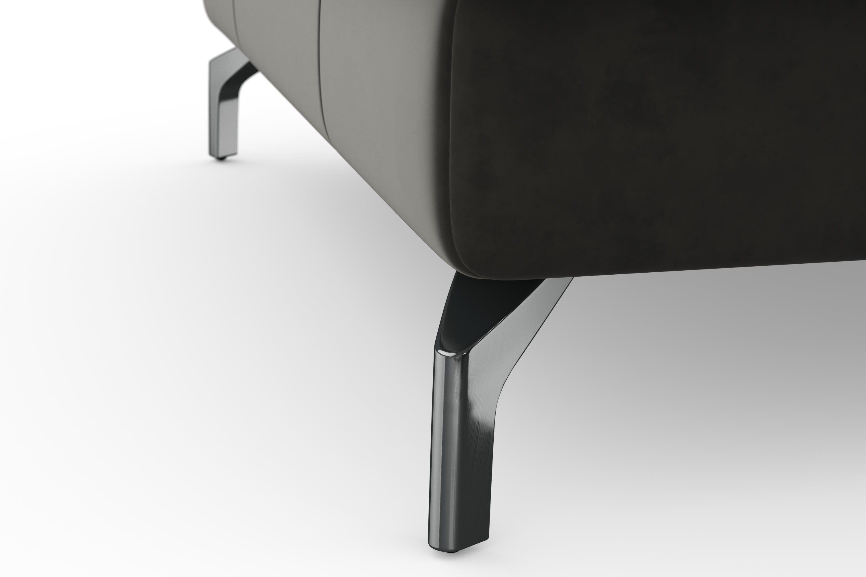 sit&more Hoekbank Bendigo L-vorm inclusief zitdiepteverstelling, bodemvrijheid 12 cm, in 2 pootkleuren