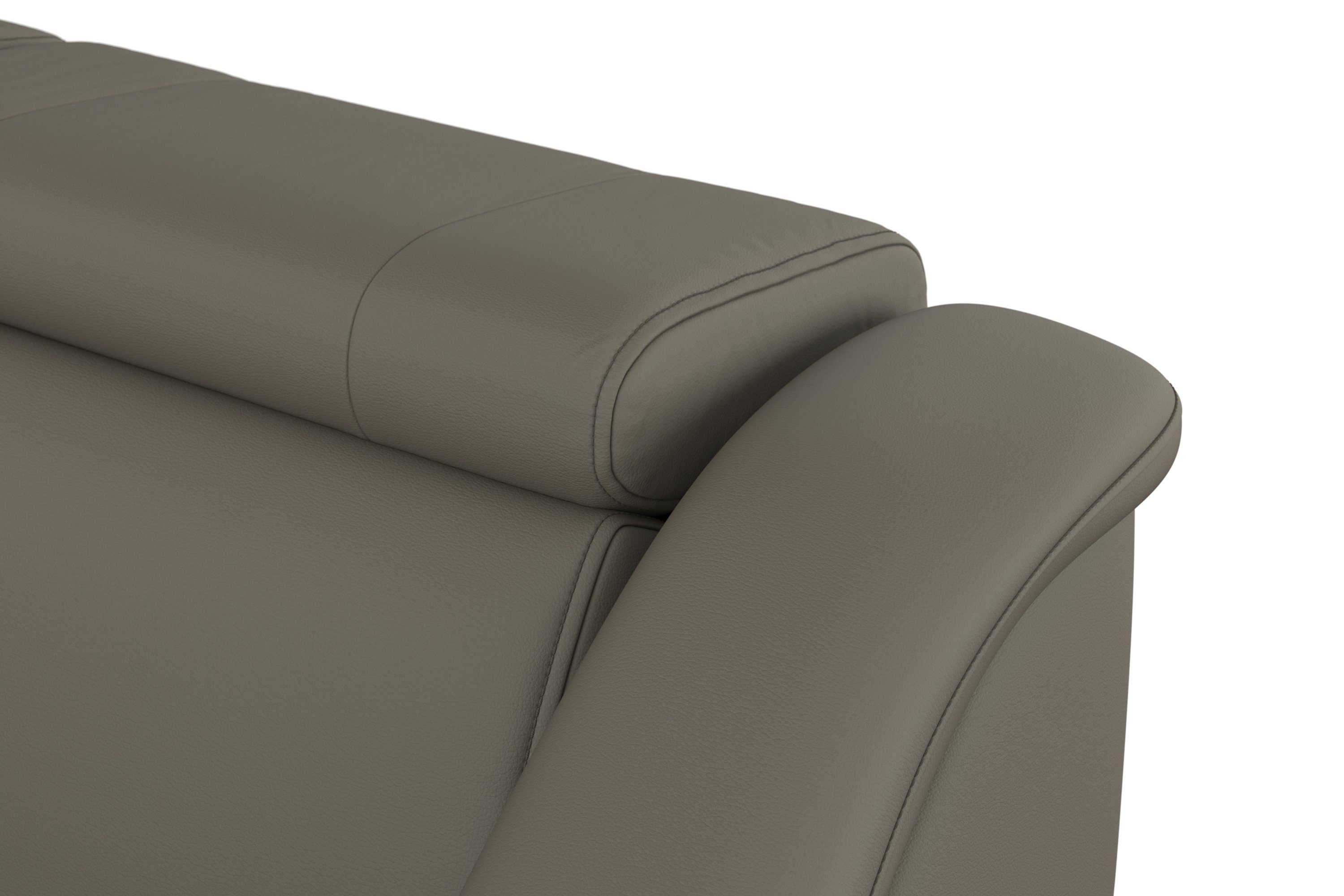 sit&more Hoekbank Freetown L-vorm met verstelbare hoofdsteun en comfortabele binnenvering