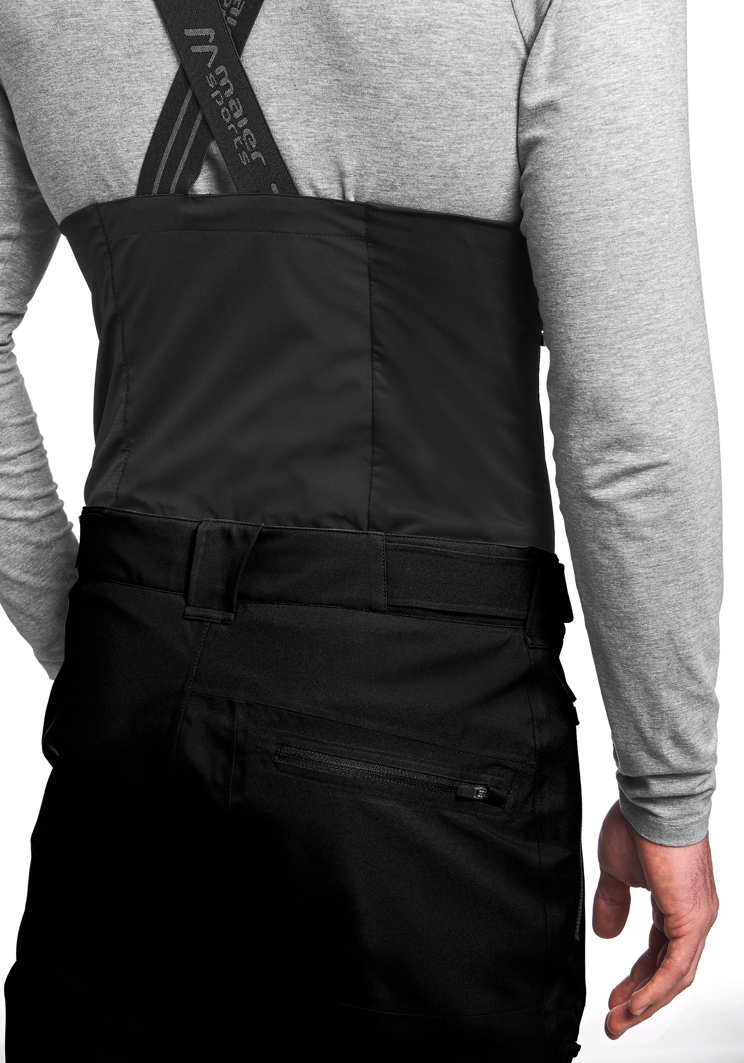 Maier Sports Functionele broek Diabas Bib M Deze waterdichte outdoor-tuinbroek is geschikt voor bergtochten tot tochten op grote hoogte