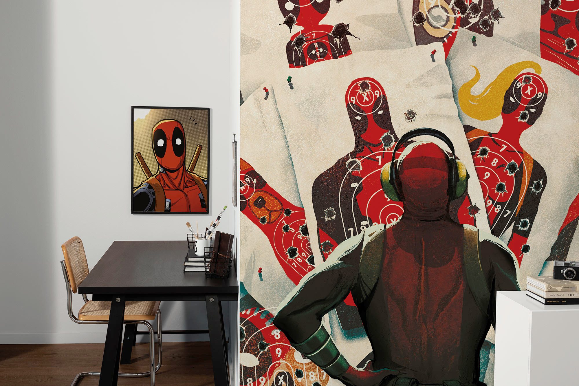 Komar Artprint Marvel Deadpool Holup 300 x 280 cm (breedte x hoogte) - behang, vlies, woonkamer, slaapkamer (1 stuk)