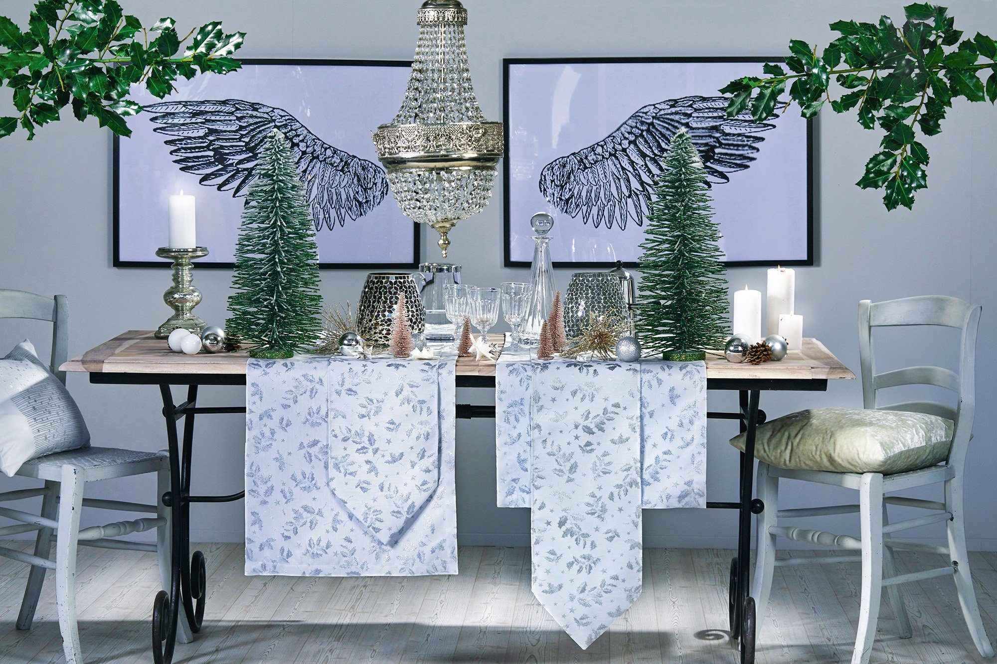 APELT Tafelloper 3625 christmas Elegance, jacquardweefsel, kerstversiering, kerst (1 stuk)