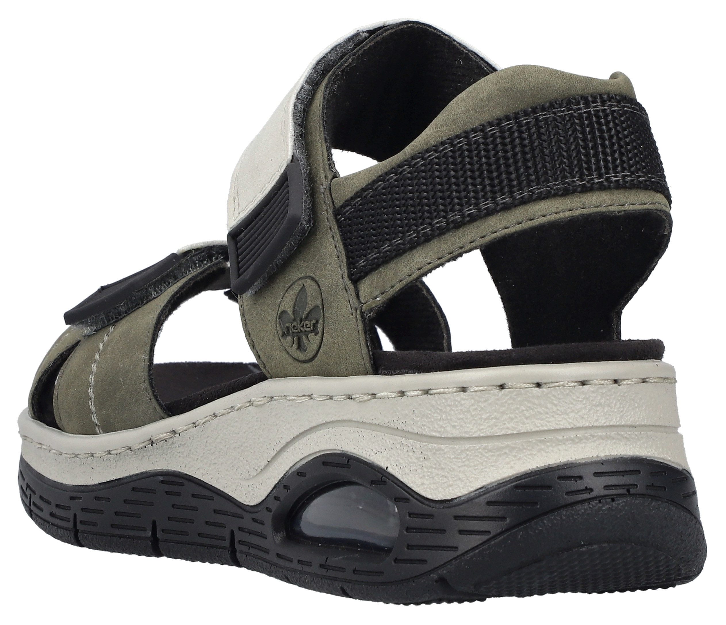 Rieker Trekkingsandalen Buitensandalen, zomerschoenen, klittenbandschoenen met Rieker Air-functie