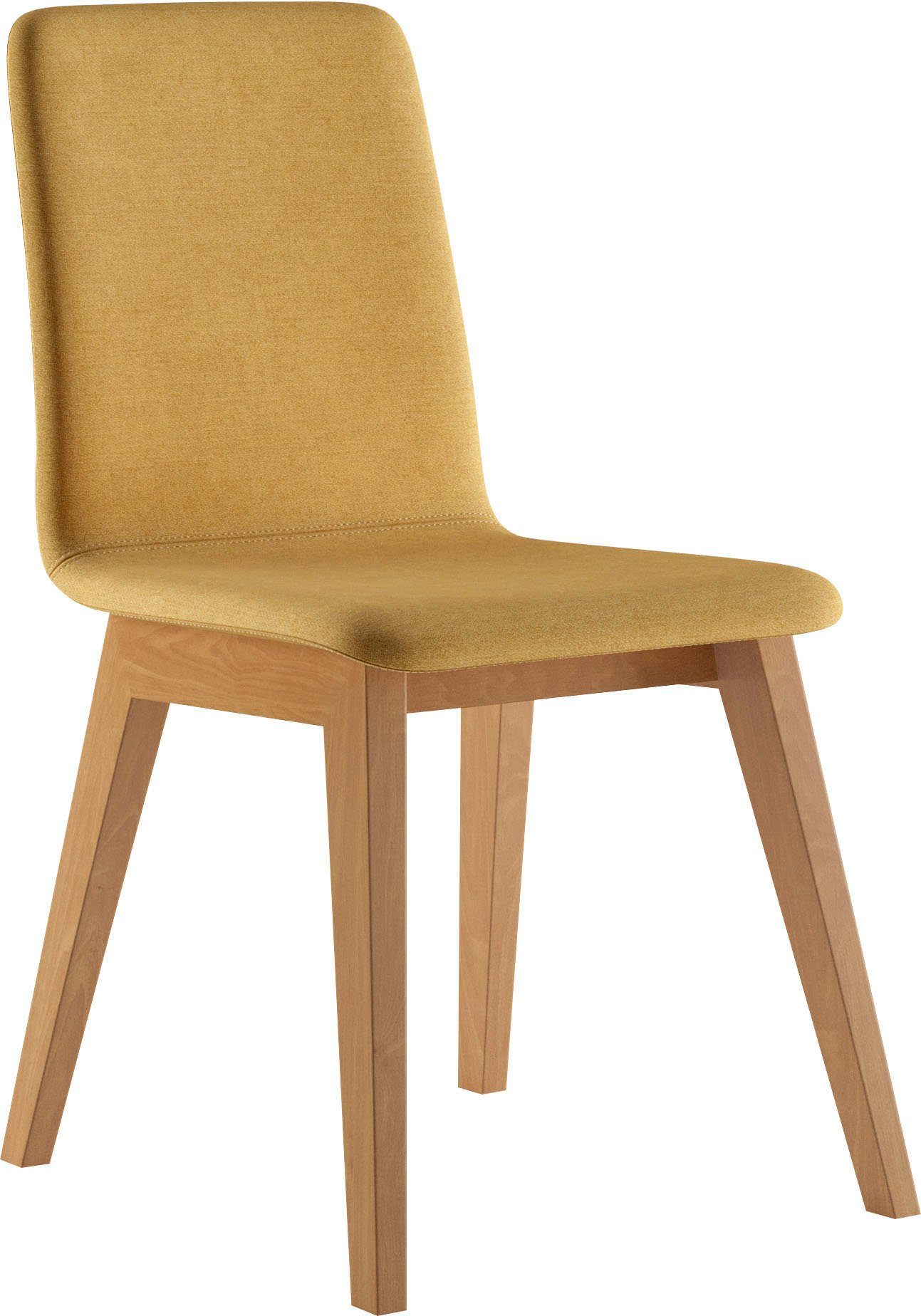 INOSIGN Stoel Sandy met verschillende stoelpootkleuren en kleurvarianten, zithoogte 47 cm (2 stuks)