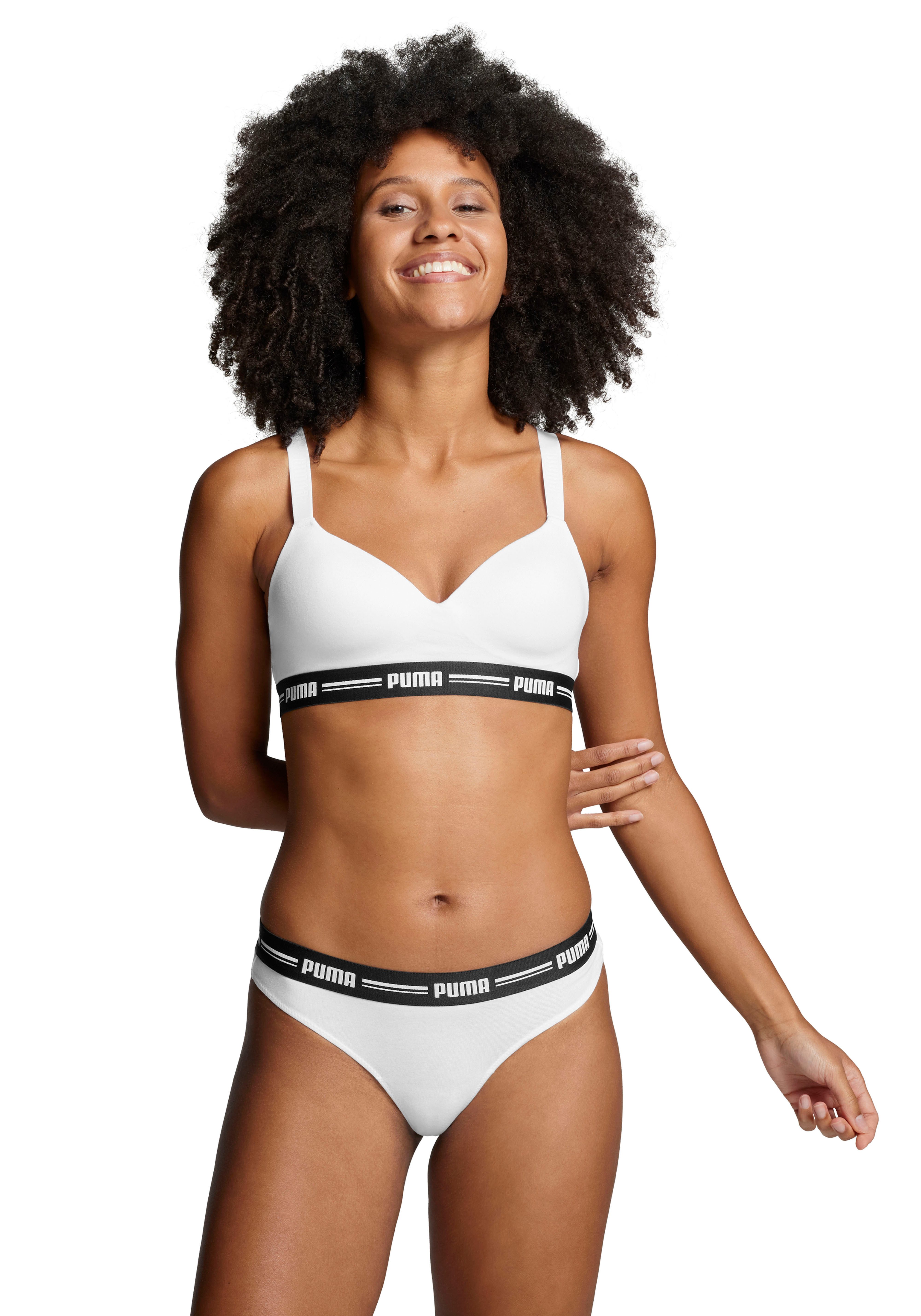 PUMA String met smalle elastische logo-tailleband (Set van 2)