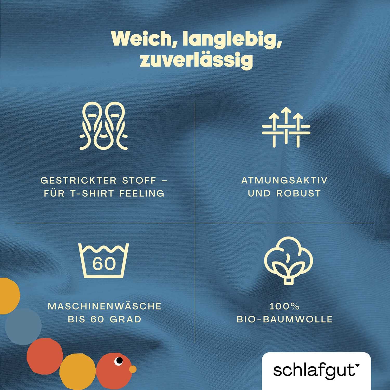 Schlafgut Hoeslaken Casual Mini Spannbettlaken voor kinderen, made in green by oeko-tex® (1 stuk)