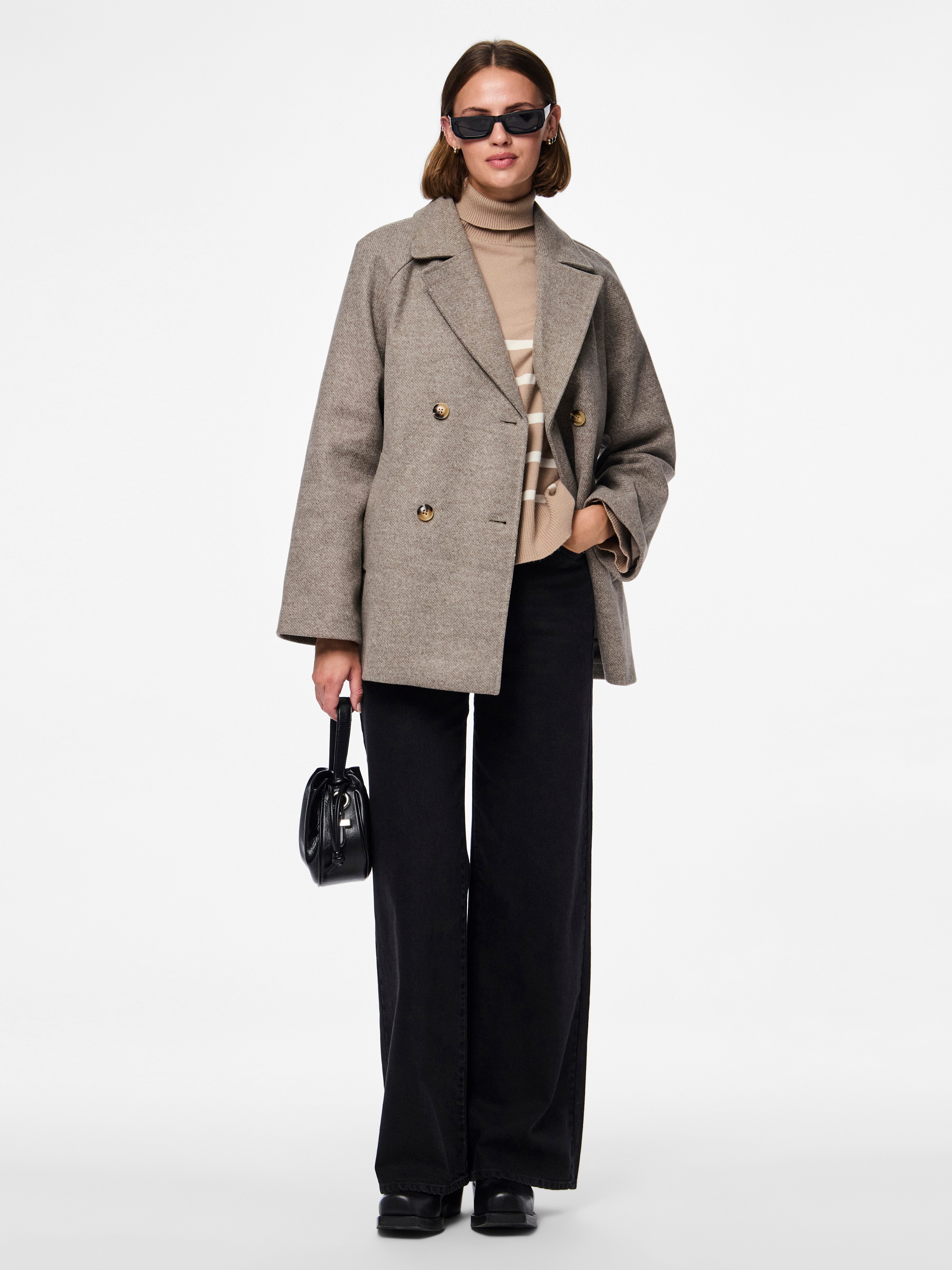 pieces Korte jas PCMARBEL COAT NOOS