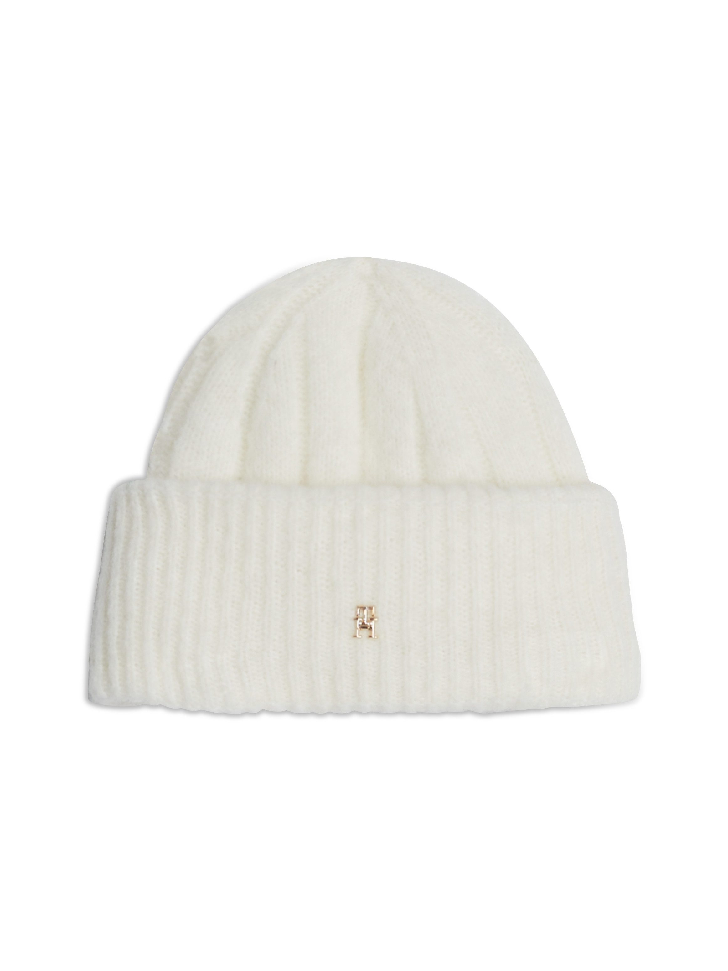 Tommy Hilfiger Beanie TH TIMELESS BEANIE met monogram-embleem