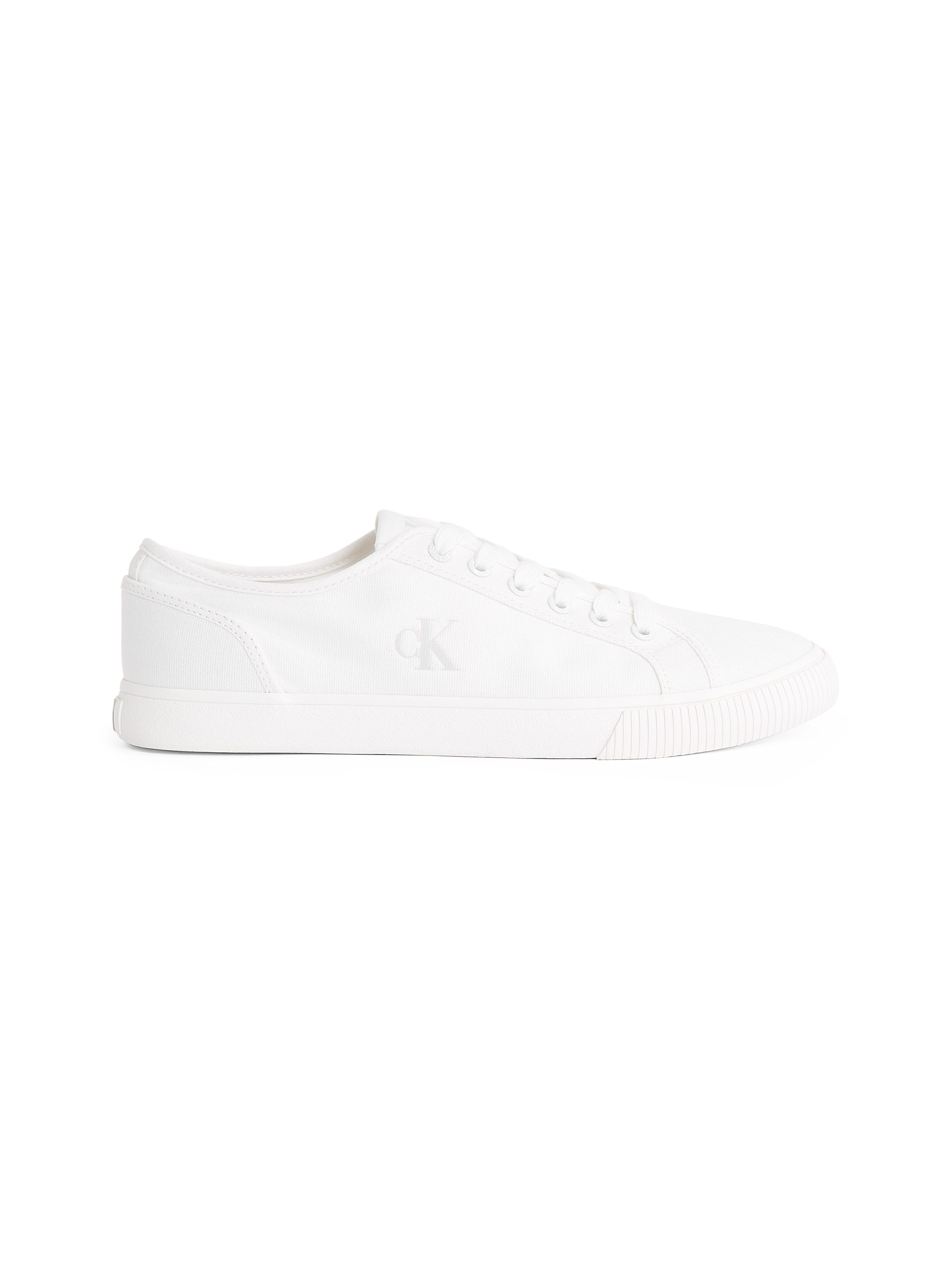 Calvin Klein Sneakers ESS VULC LOW MG CANVAS , veterschoenen, lage schoen, vrijetijdsschoen in klassieke look