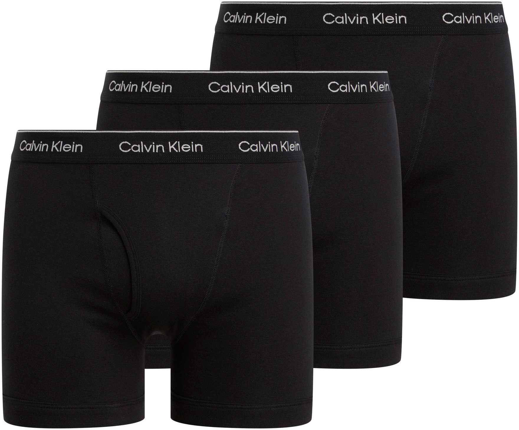 Calvin Klein Boxershort BOXER BRIEF 3PK met logo-elastische tailleband (3 stuks) (Set van 3)