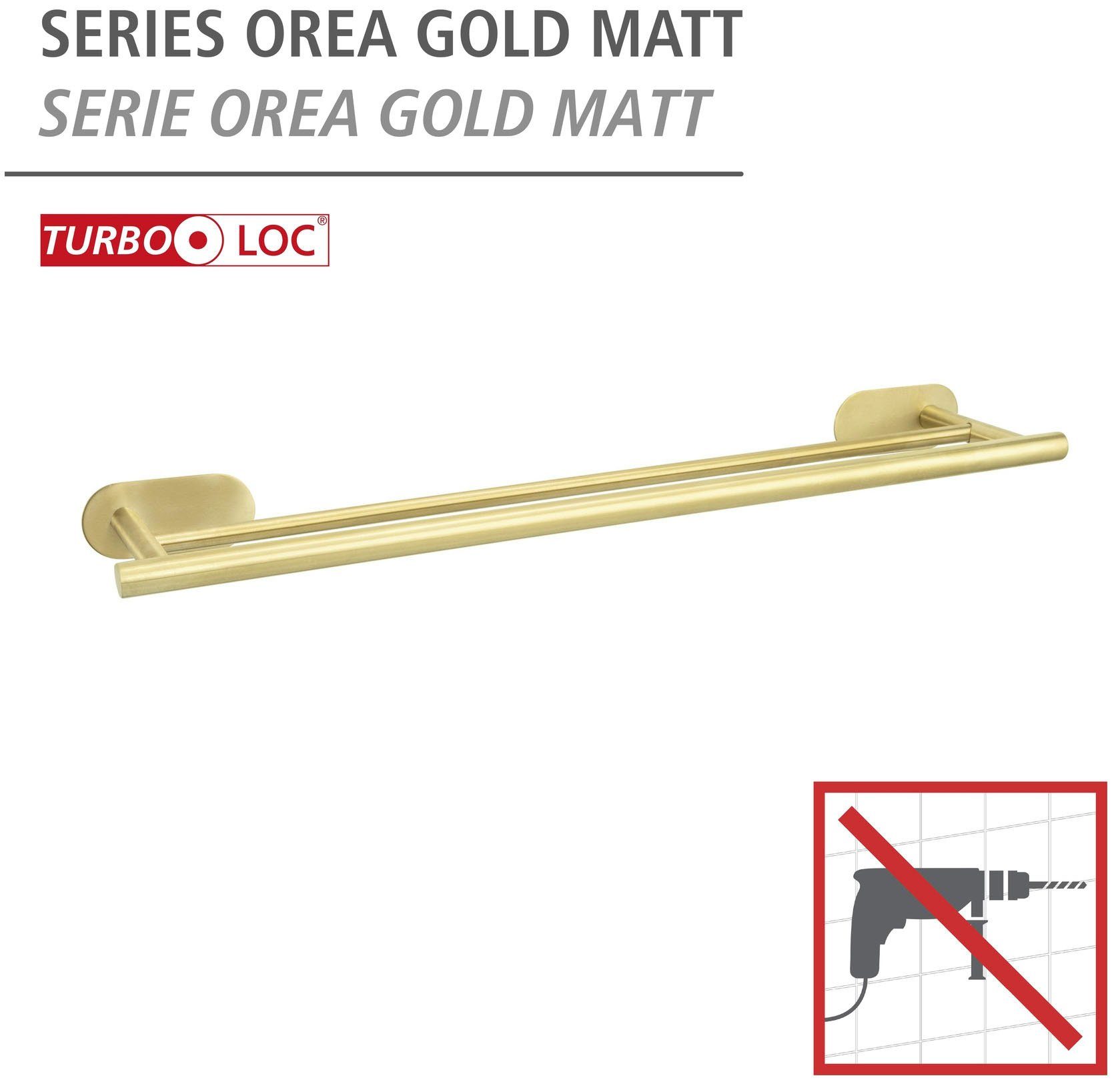 WENKO Handdoekstang Turbo-Loc® Duo Orea Bevestigen zonder boren