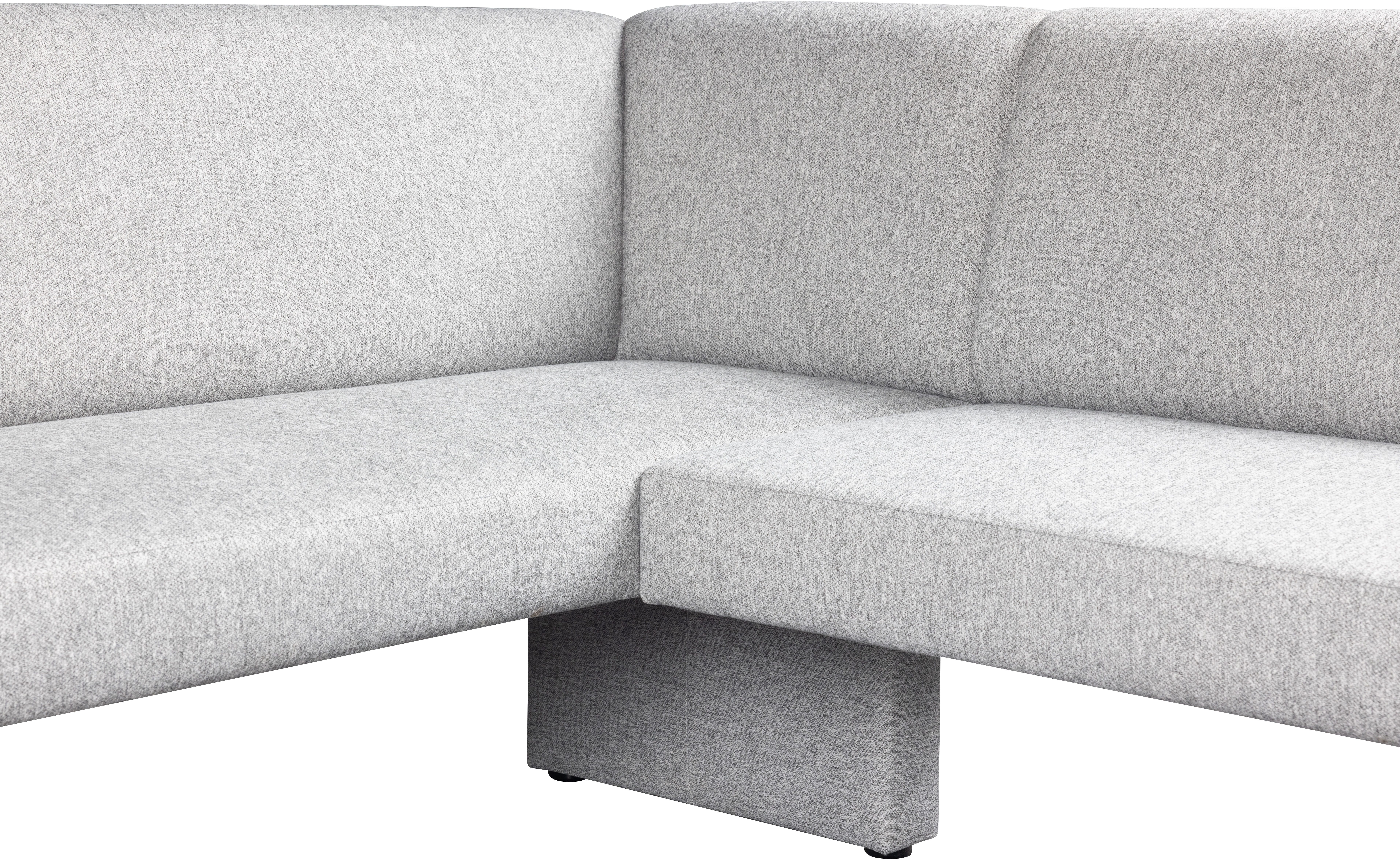 Home affaire Hoekbank Aretha keukenbank, kussenbank, eettafelbank, breedte 215 cm Moderne bank in mooie kleuren, nosagvering, aantal zitplaatsen: 5