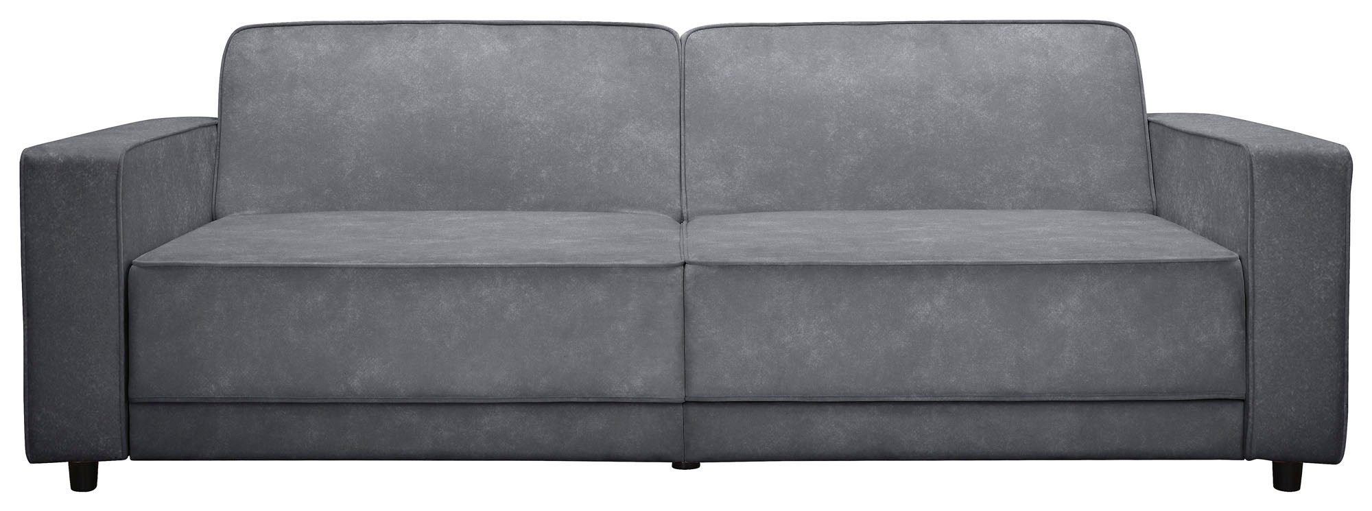 Dorel Home 3-zitsbank Allie slaapbank 225 cm Slaapbank functie (108/190cm), trendy ribfluweel of onderhoudsvriendelijk velours